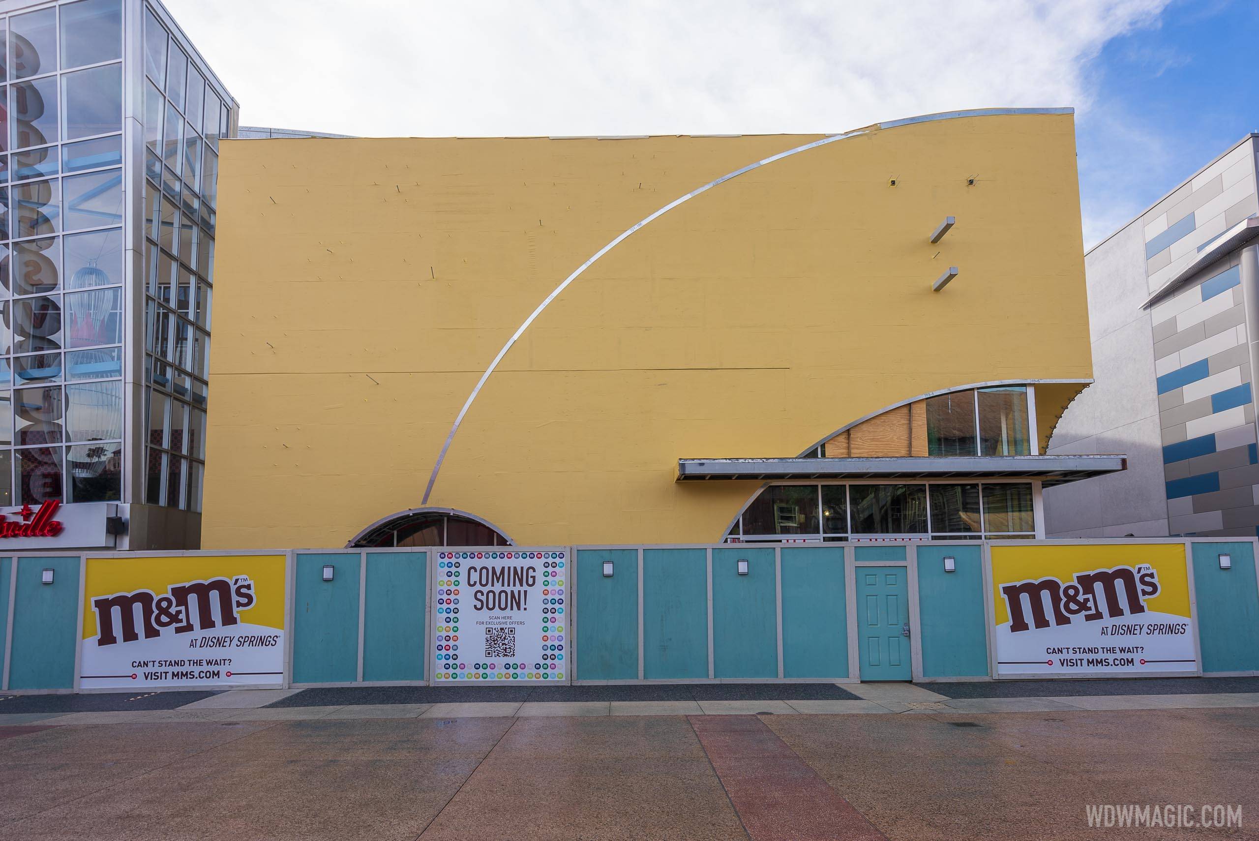 M&M'S Store Disney Springs construction - December 10 2020