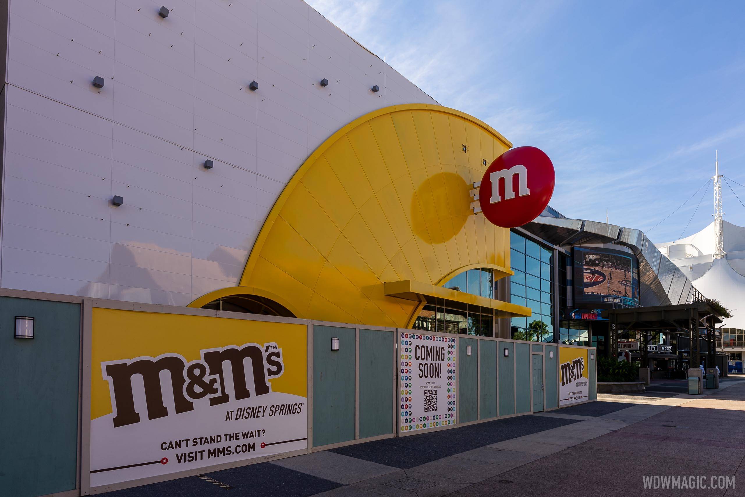 M&M'S Store Disney Springs construction - January 19 2021