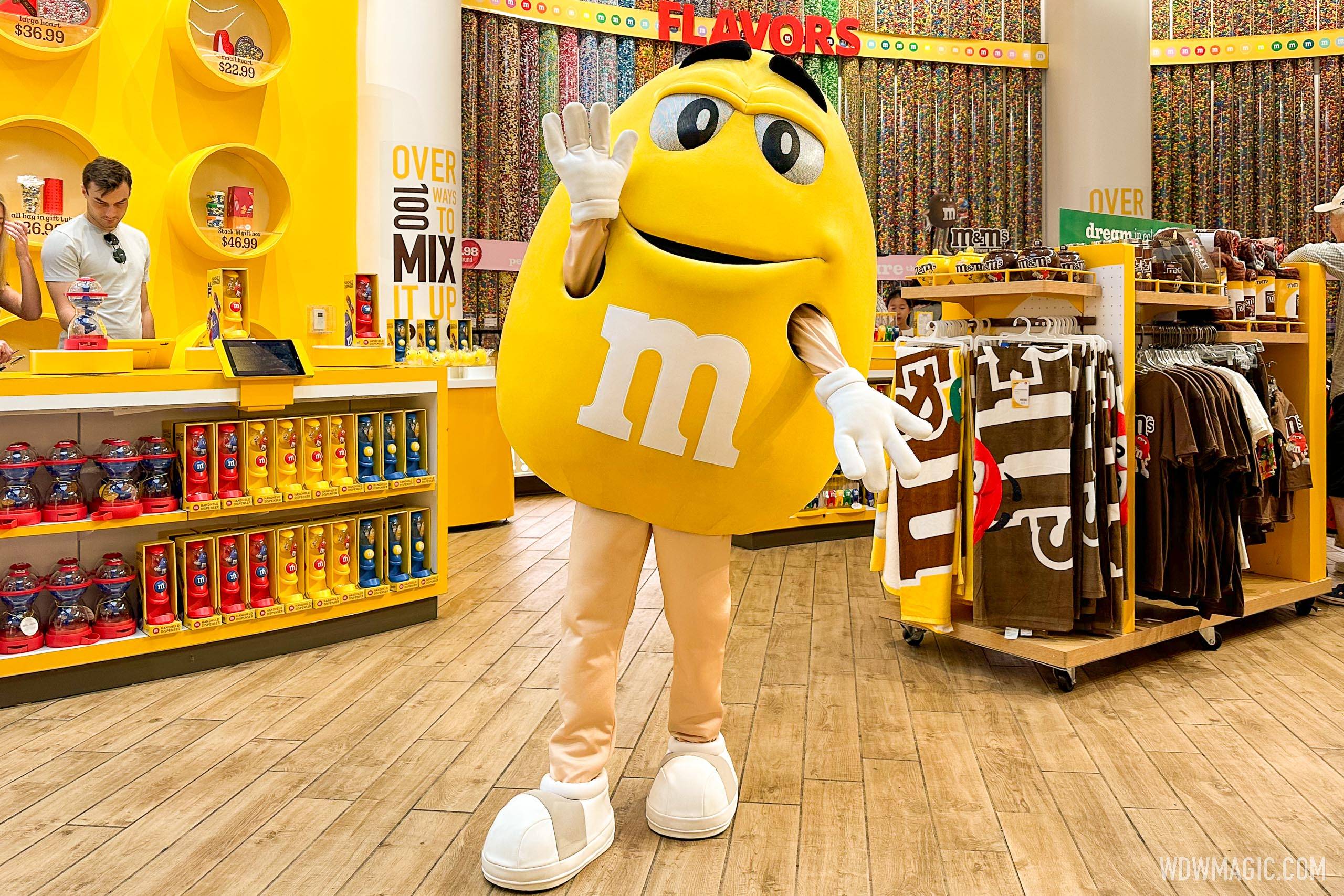 M&M'S characters now appearing for meet and greets at Walt Disney World