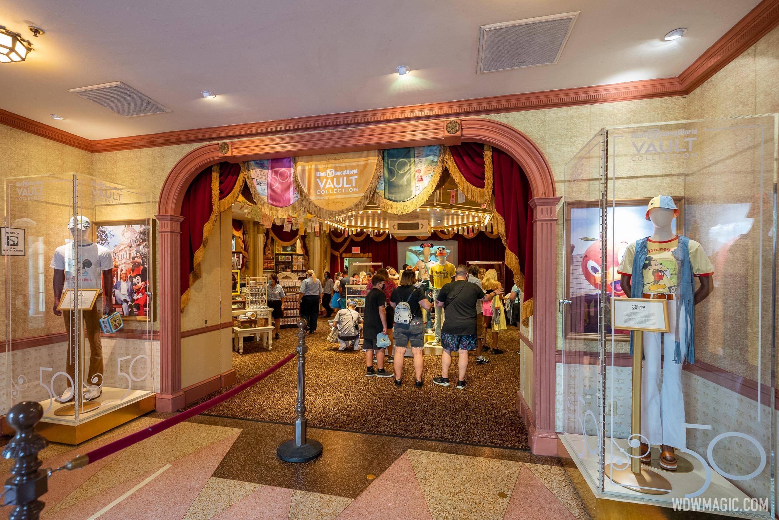 Inside the Main Street Cinema as the home of the new 50th anniversary Walt Disney World Vault Collection