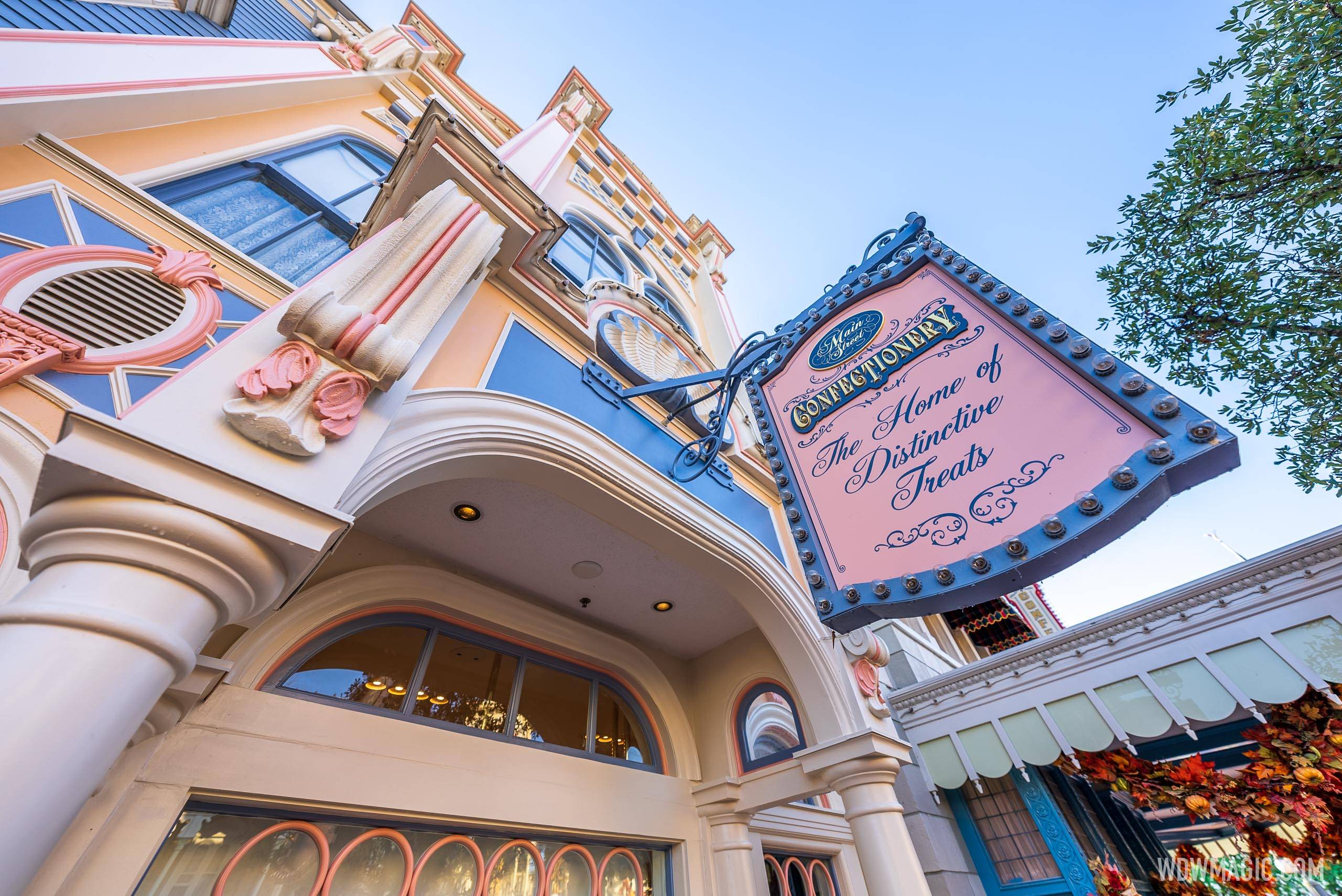 Full menu line-up for the new Main Street Confectionery store at Magic Kingdom