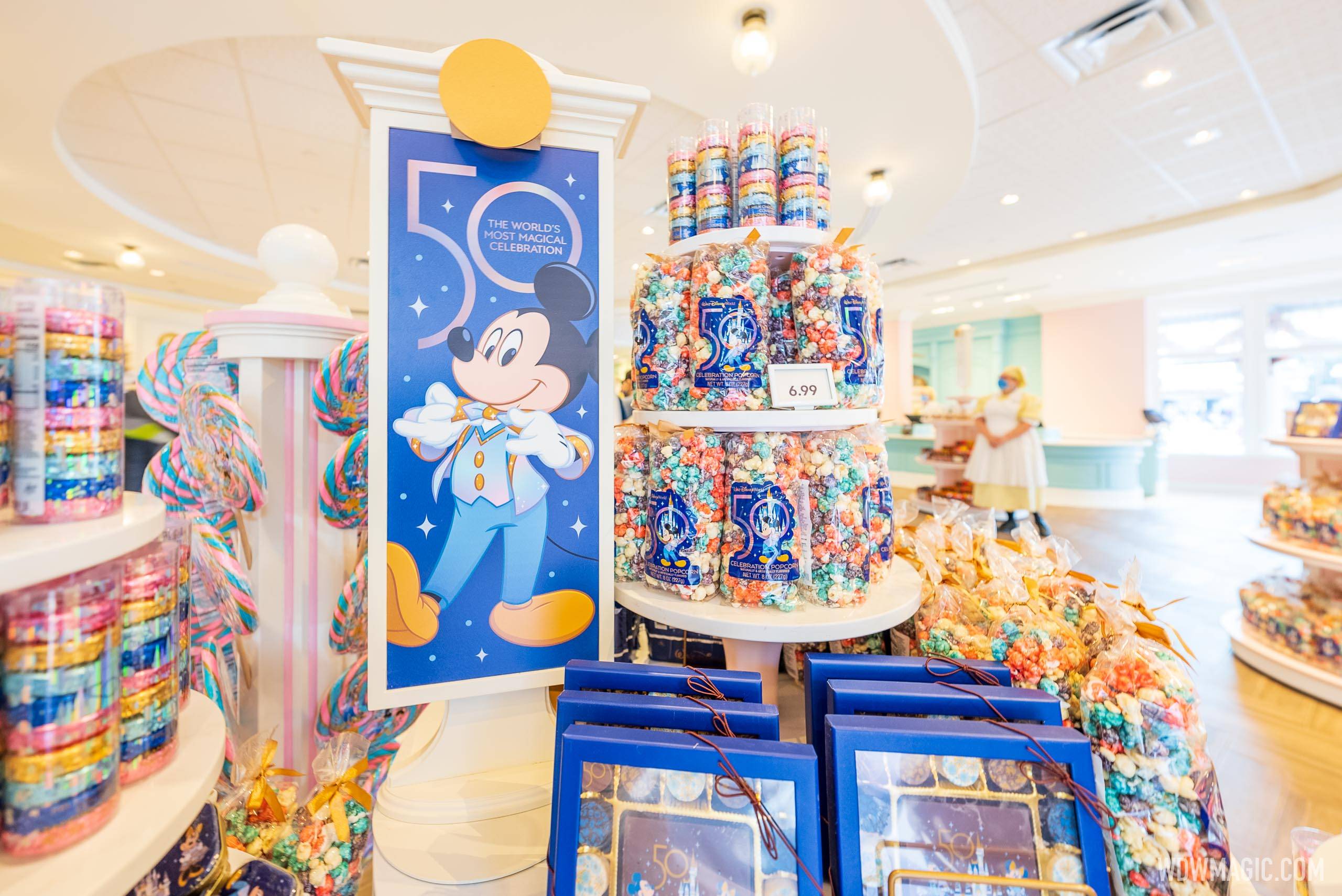 Inside the new Main Street Confectionery store at Magic Kingdom