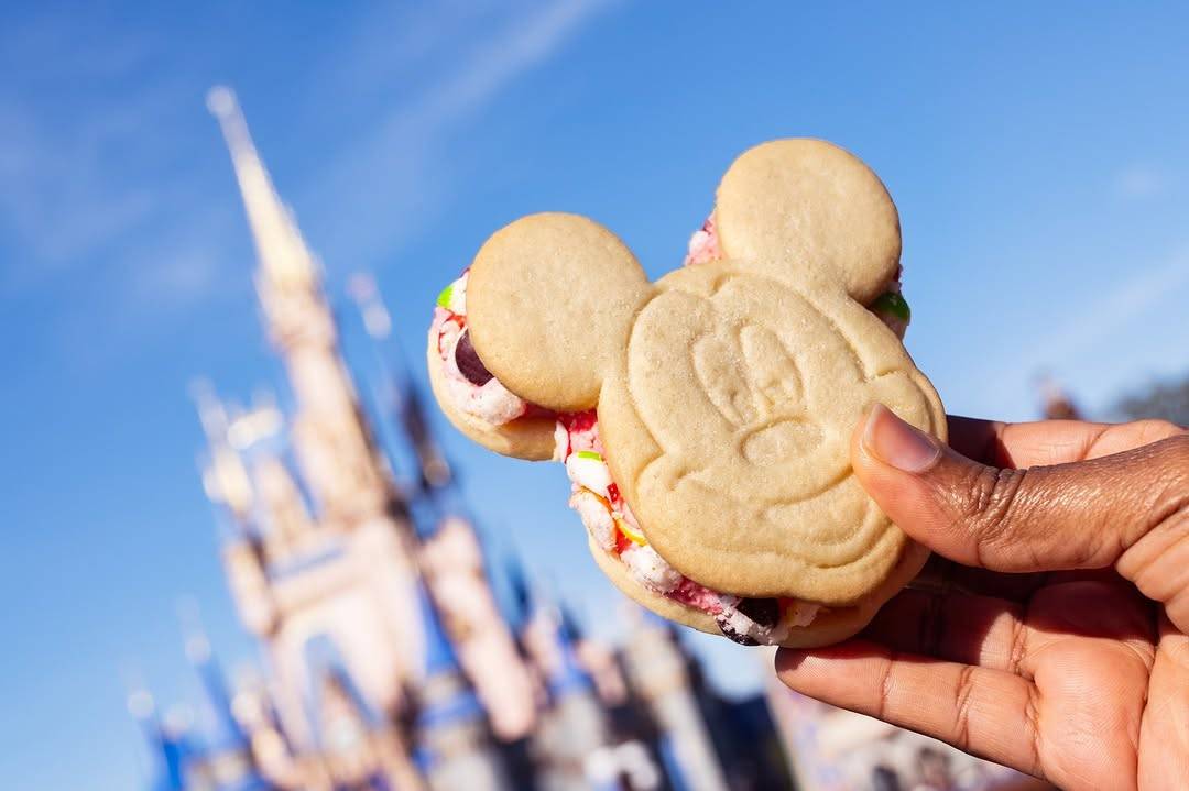 Mickey Strawberry Cookie Sandwich with SKITTLES POP'd