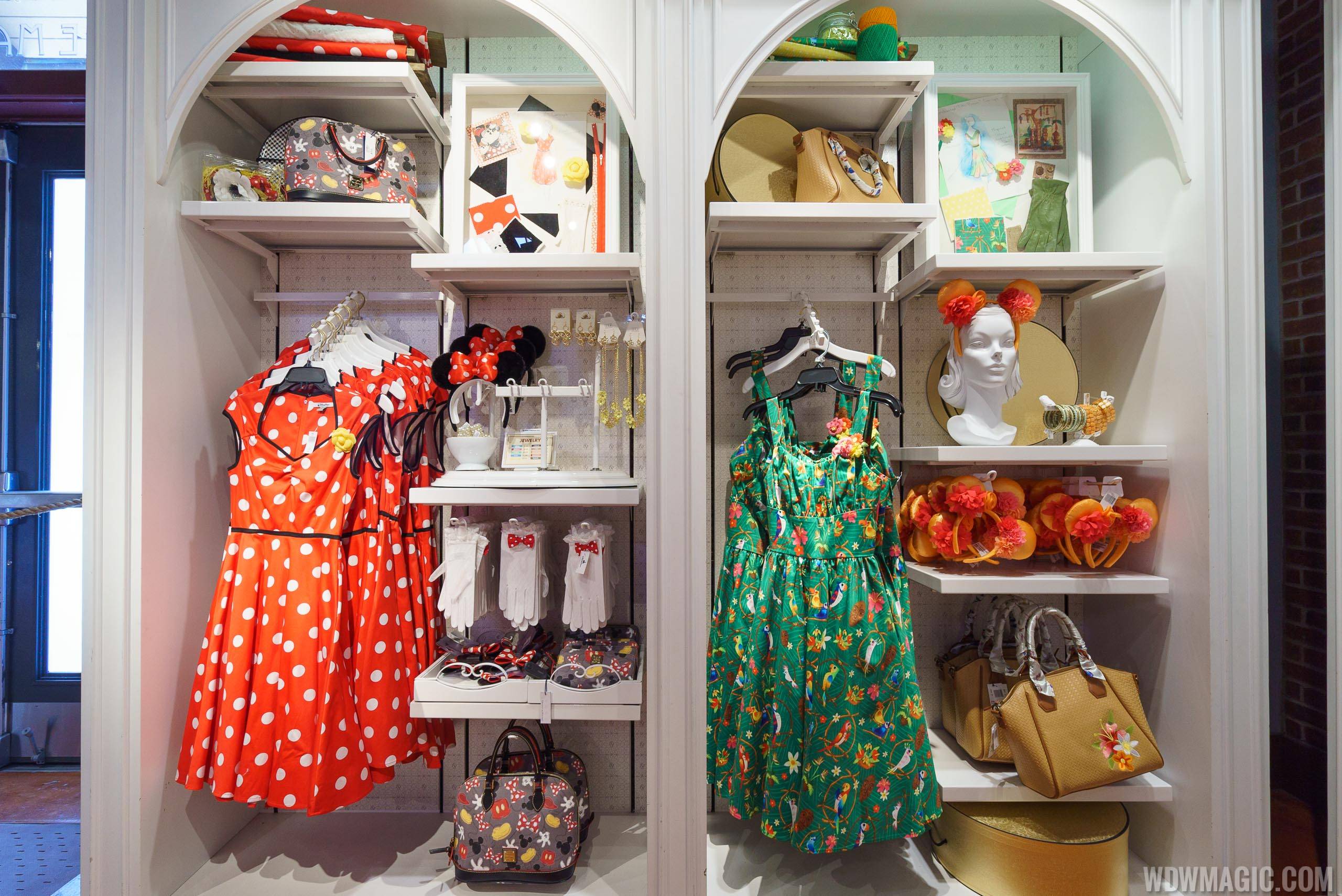 The Dress Shop on Cherry Tree Lane - Minnie Mouse and Tiki Room dress