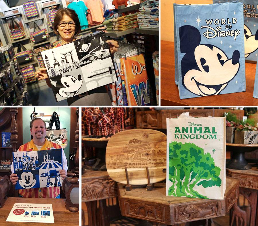 Reusable shopping bags now available at all Walt Disney World owned and operated merchandise locations