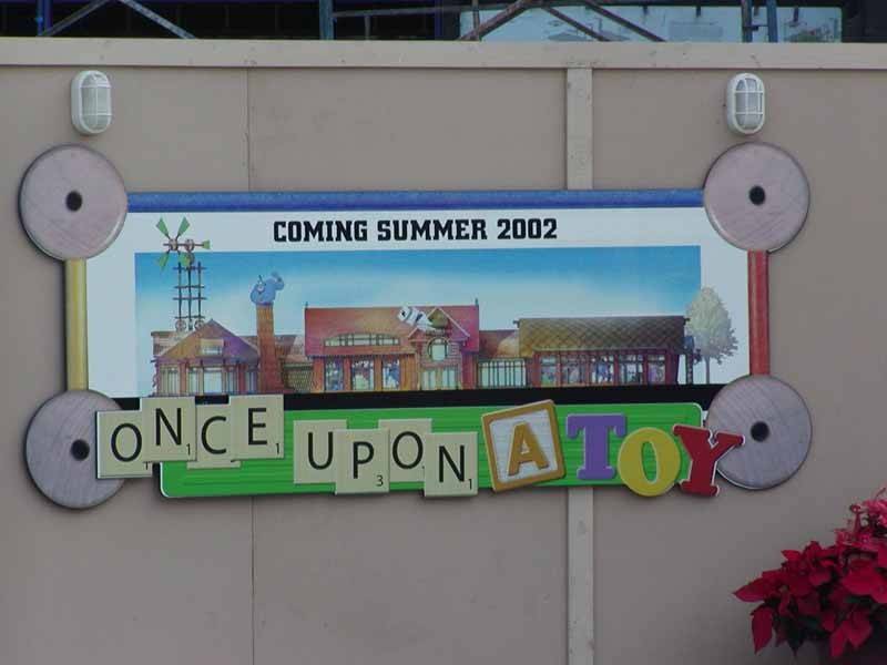 Once Upon a Toy construction photos