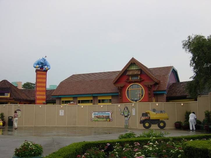 Once Upon a Toy construction photos
