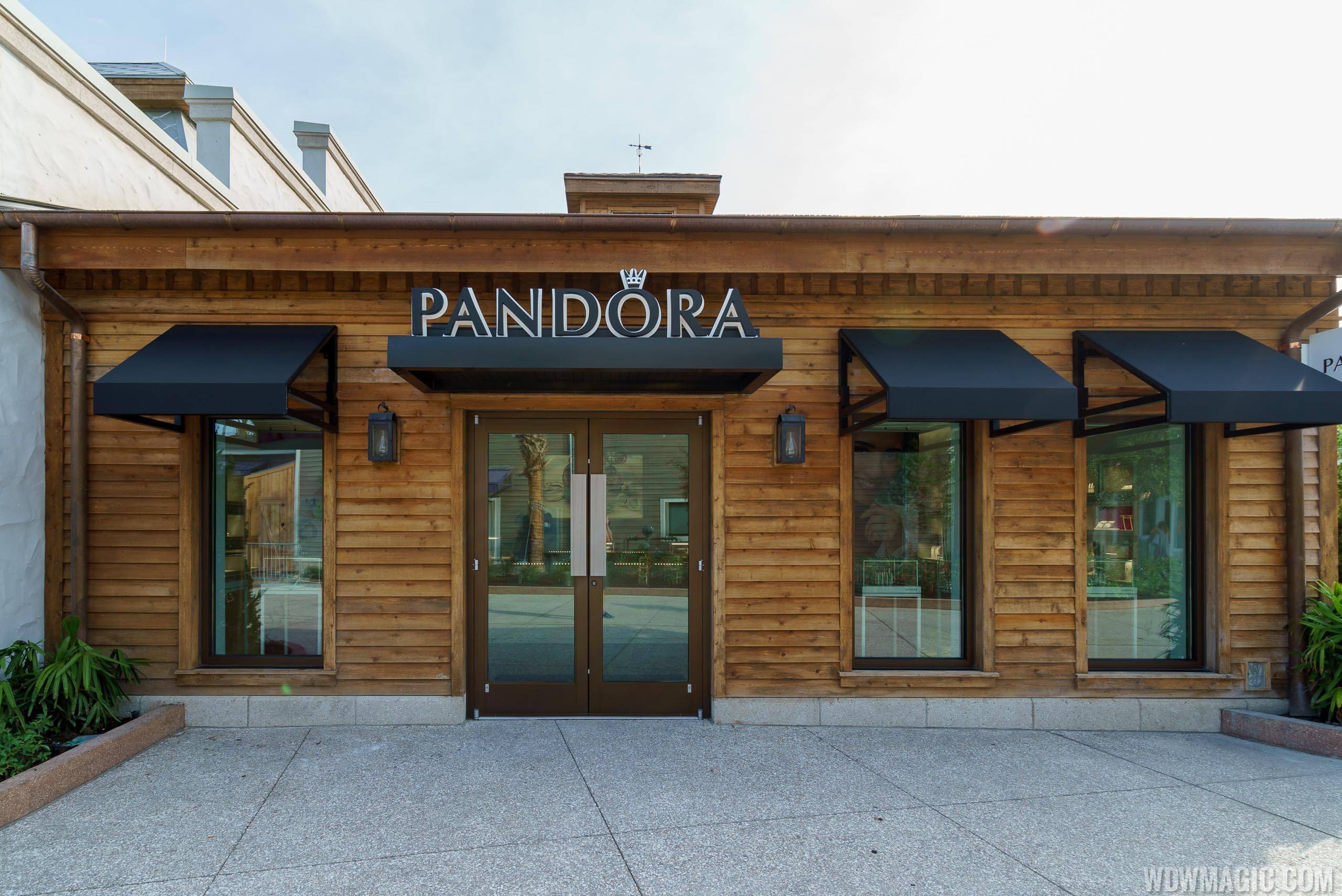 Pandora store front at Disney Springs