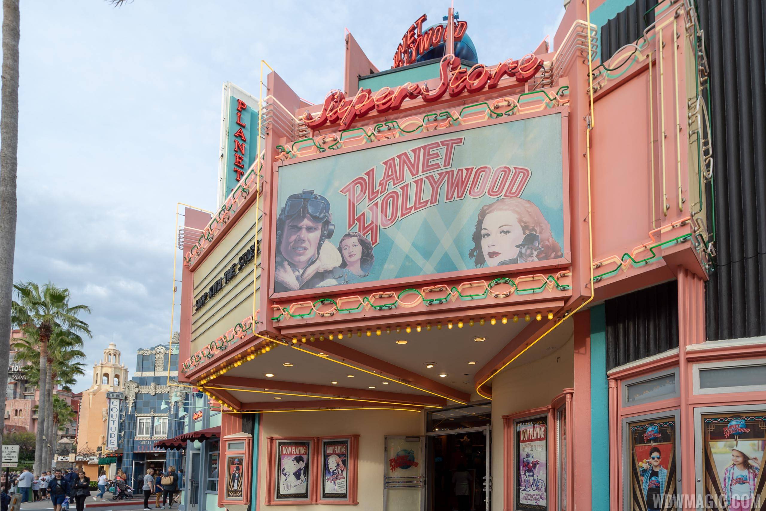 Planet Hollywood Super Store to close at Disney's Hollywood Studios