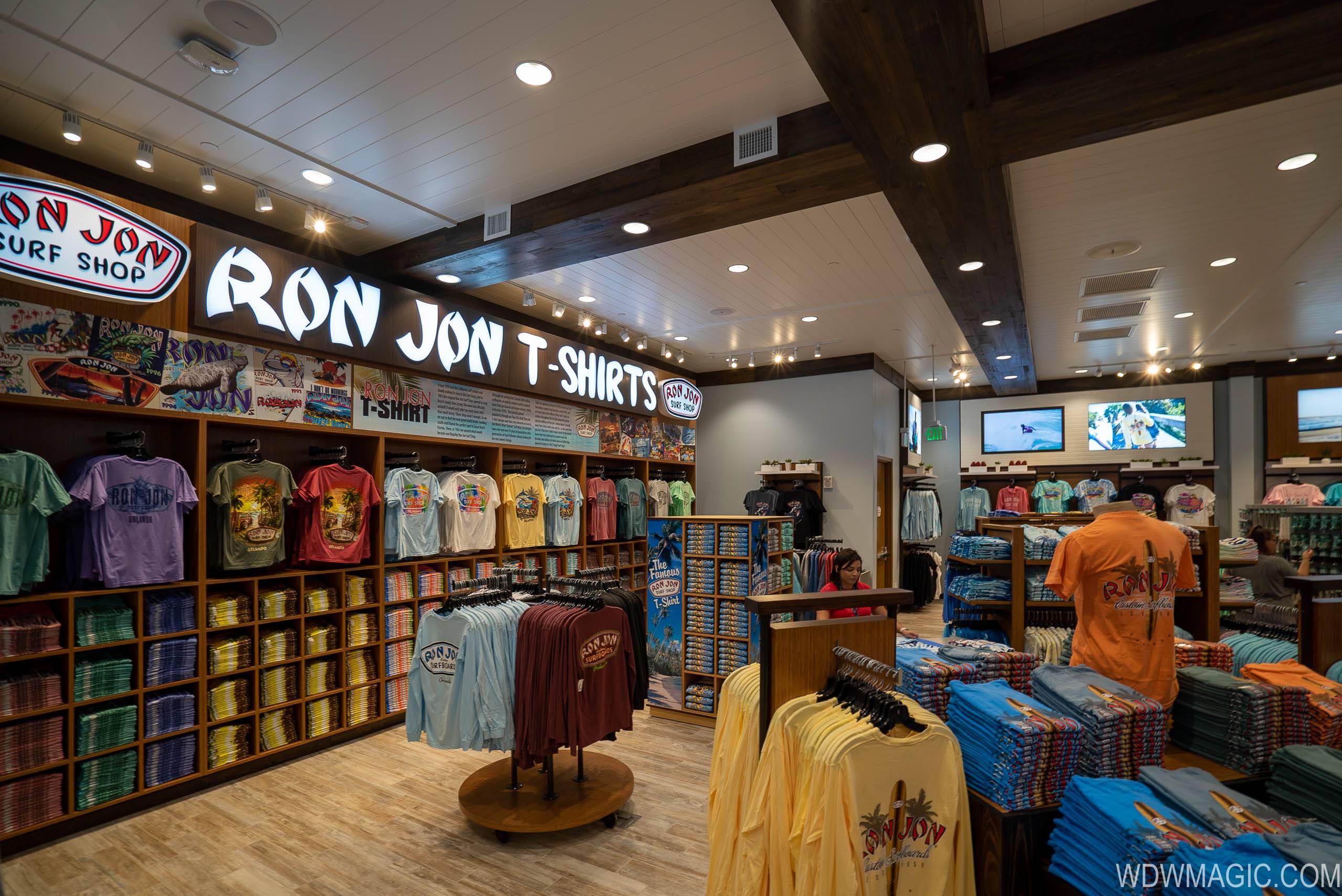 Inside Ron Jon Surf Shop Disney Springs