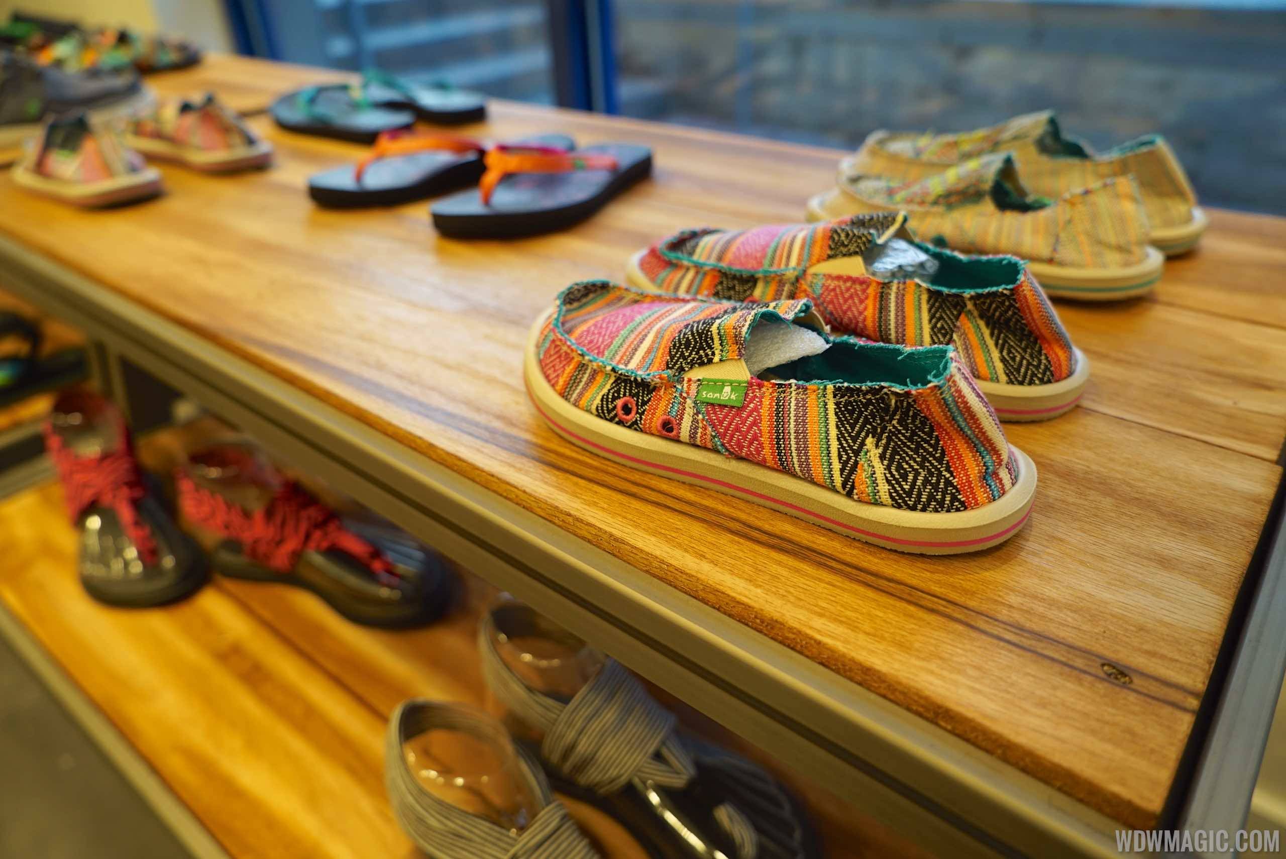 Sanuk shoes store in stores