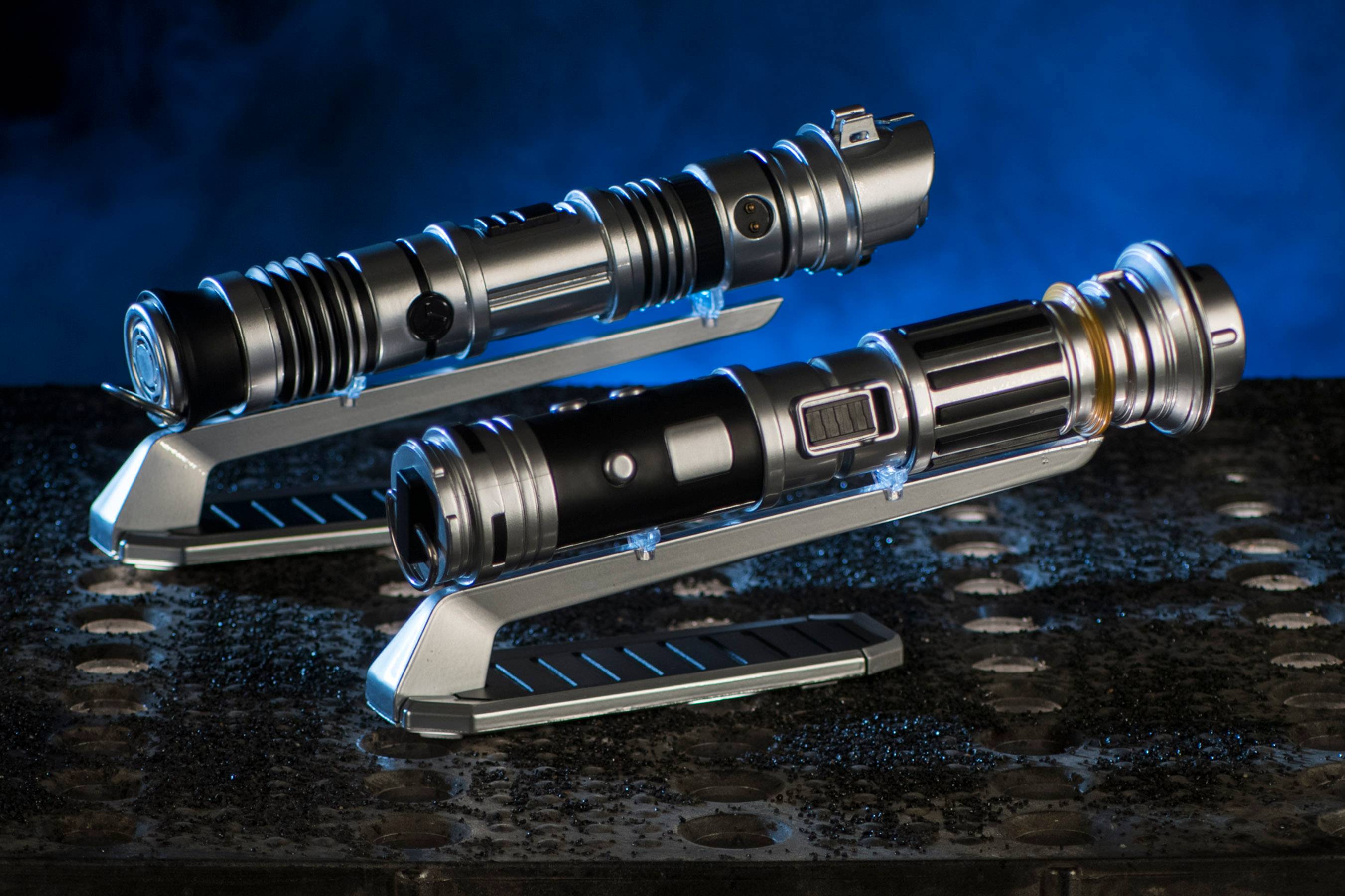 Building your own customized lightsaber in Savi's Workshop at Star Wars Galaxy's Edge