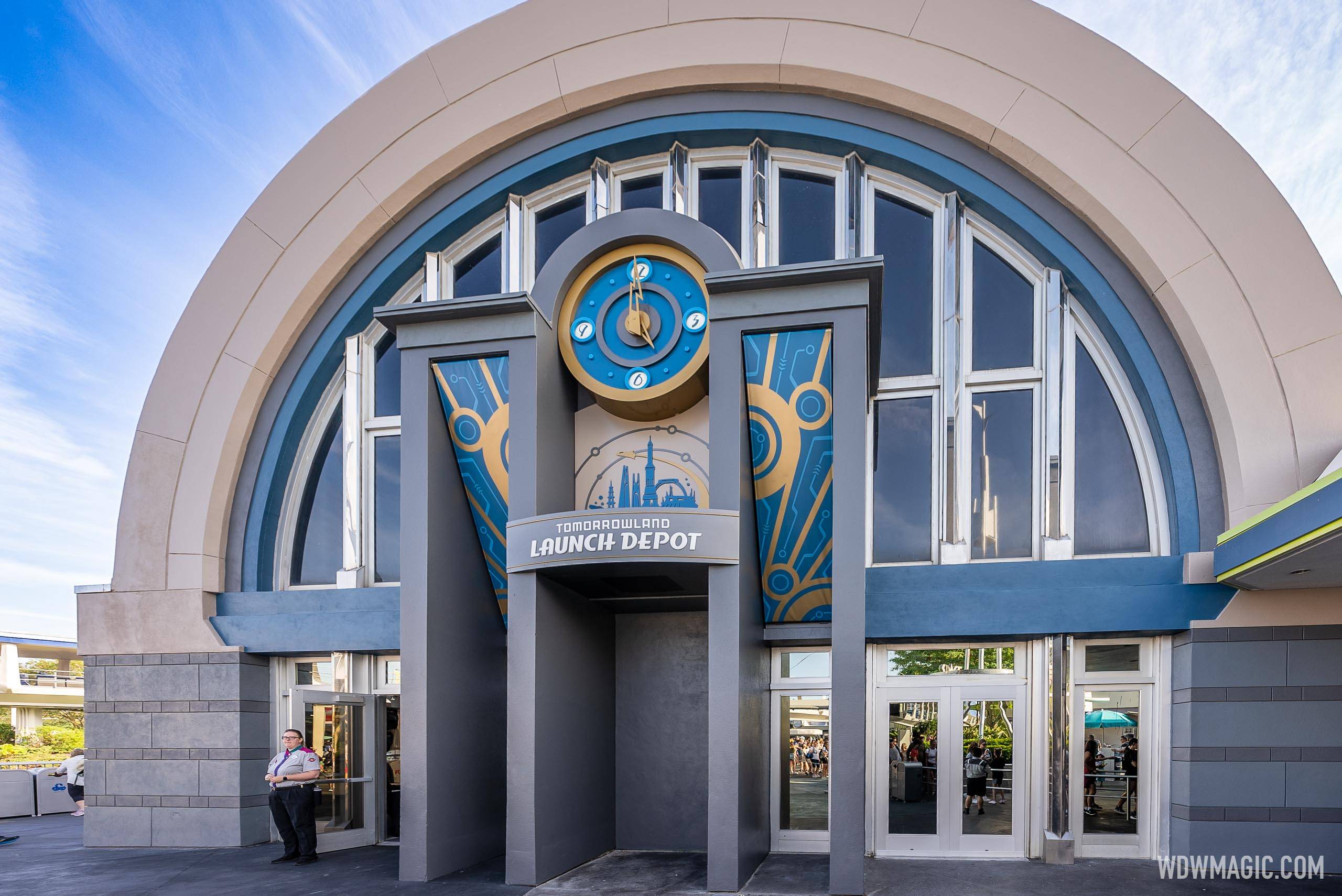 A look inside the new Tomorrowland Launch Depot home of TRON merchandise at Magic Kingdom