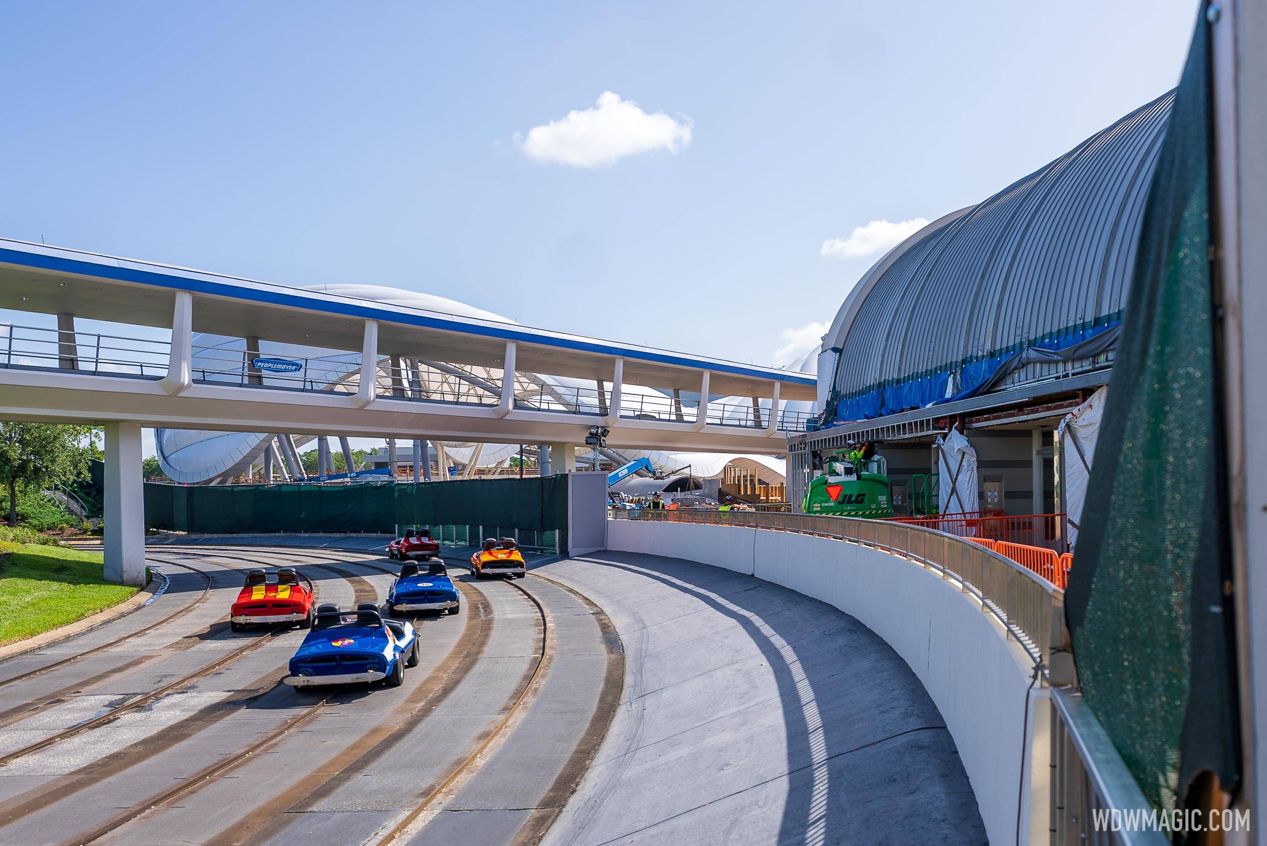 Tomorrowland Light and Power Co exterior changes - July 20 2022