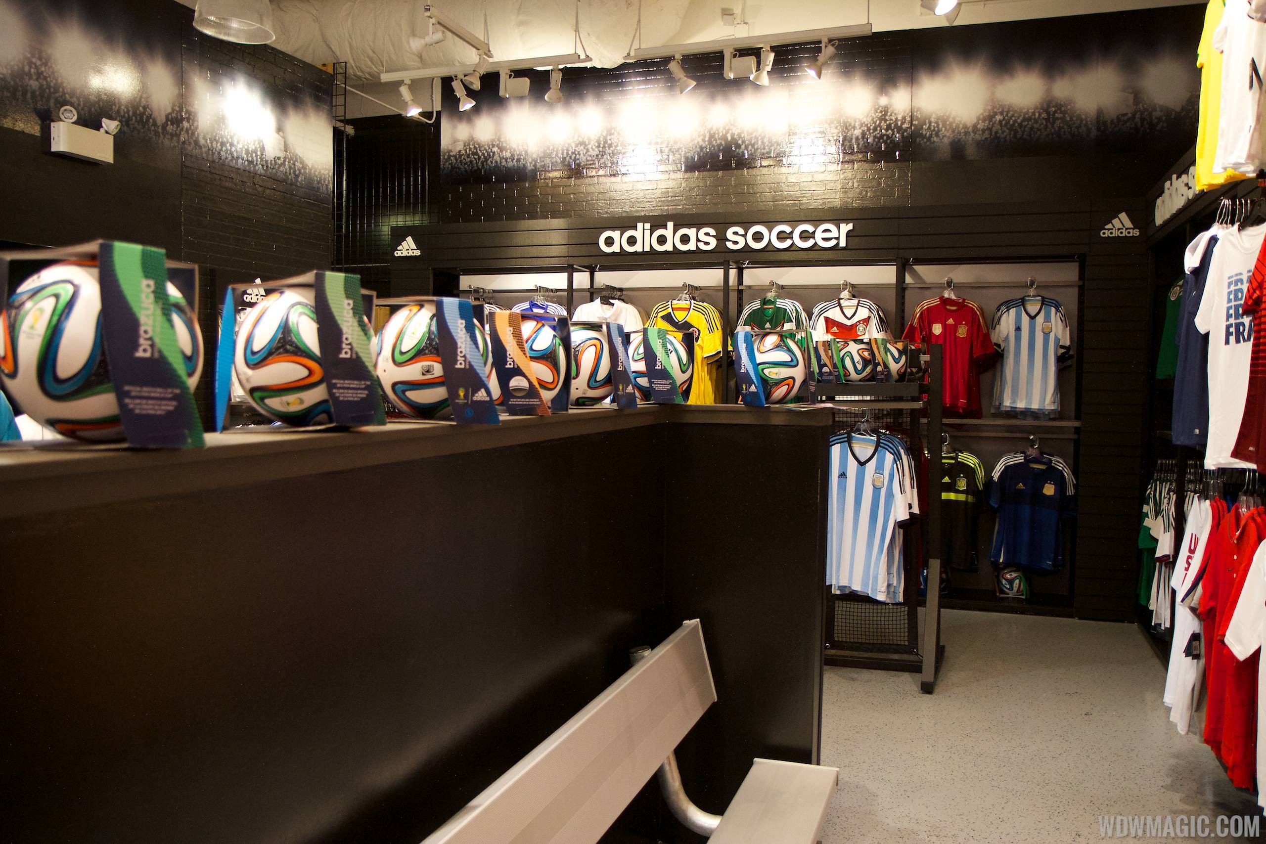 United World Soccer in its pop-up location in 2014