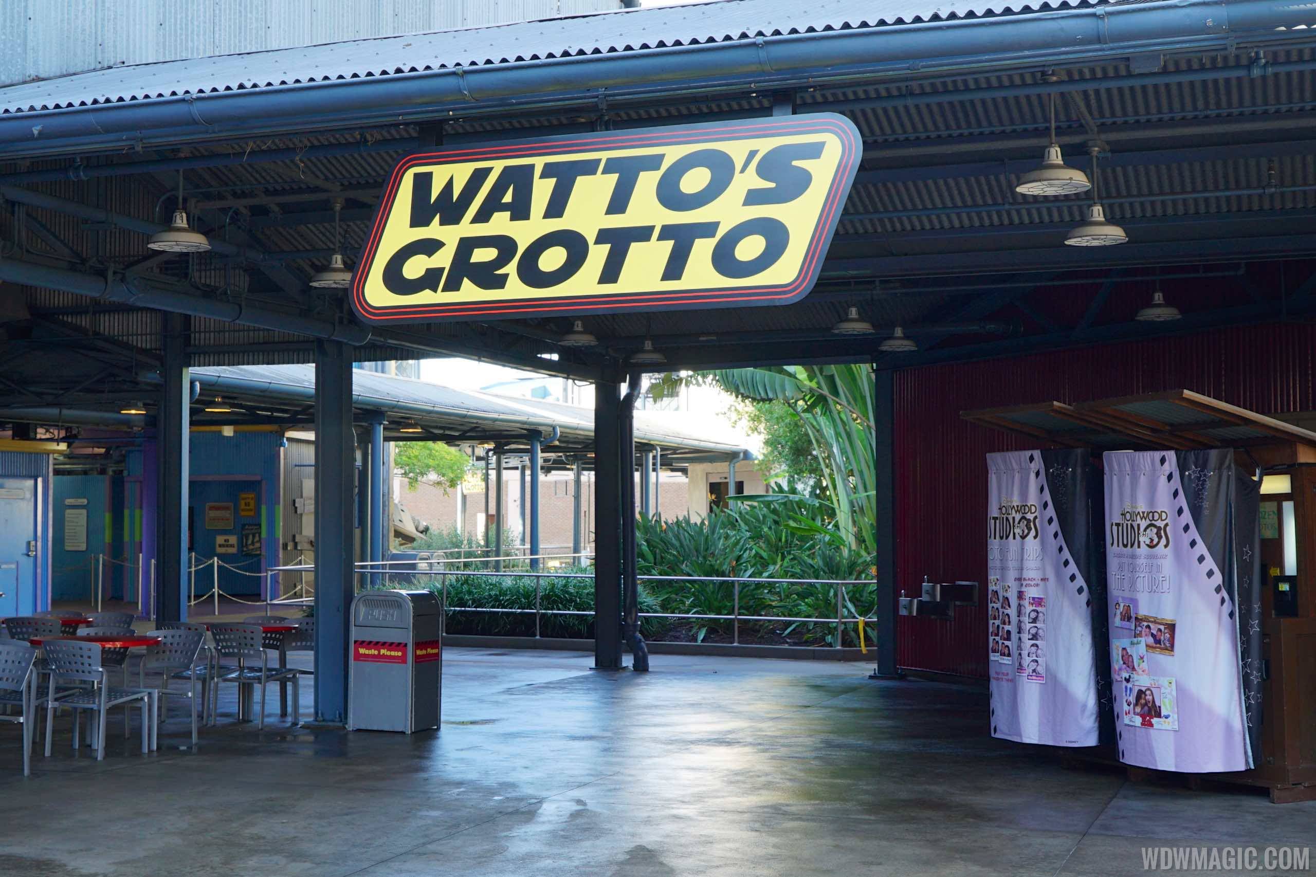 Watto's Grotto - Signage