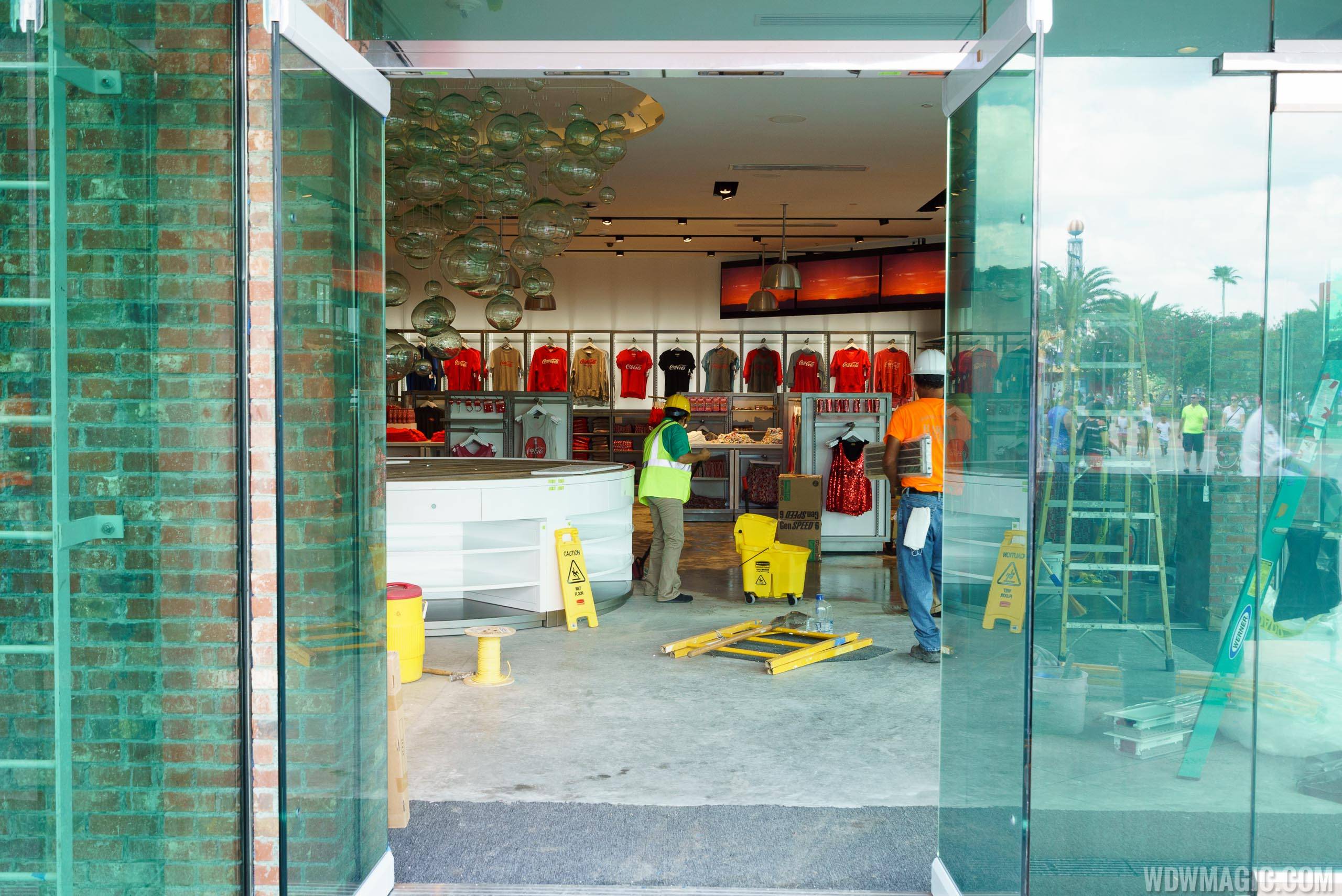 Coca-Cola Store construction