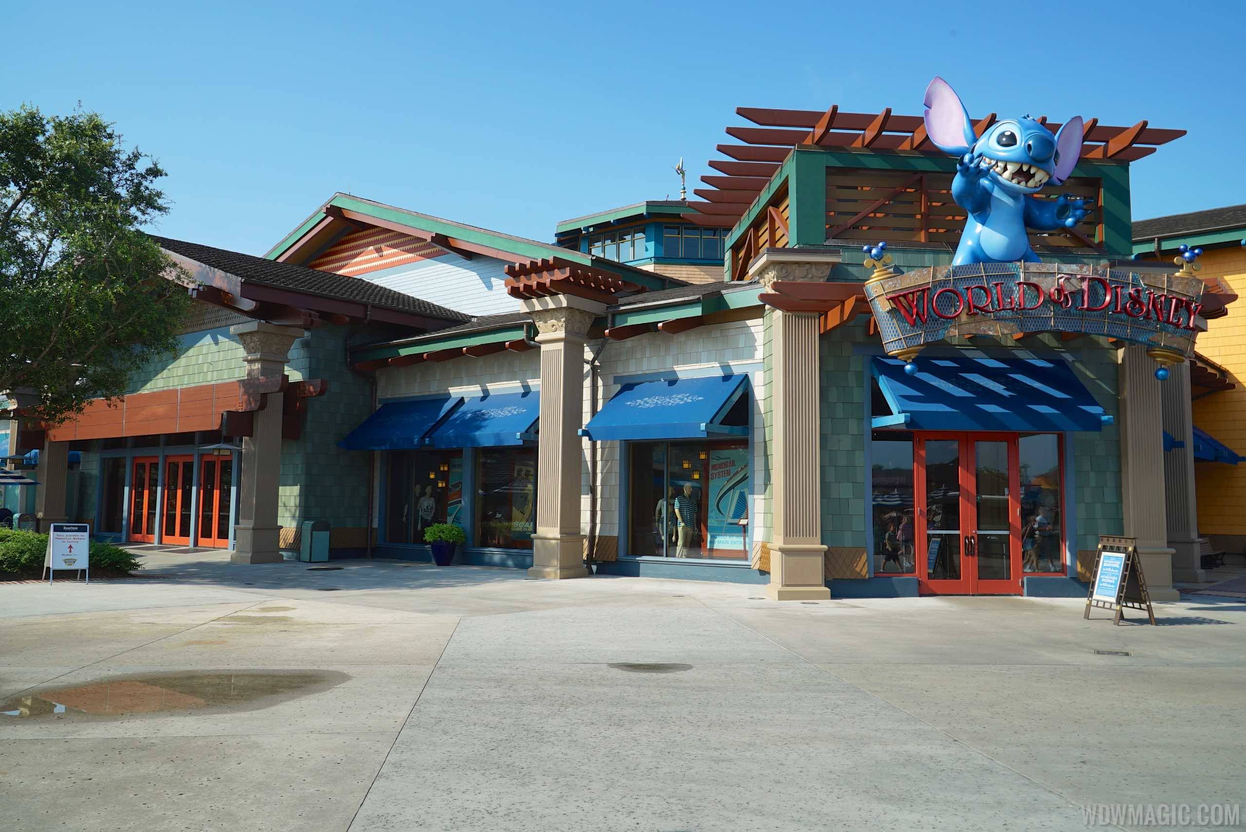 PHOTOS - New look color scheme for World of Disney at Disney Springs