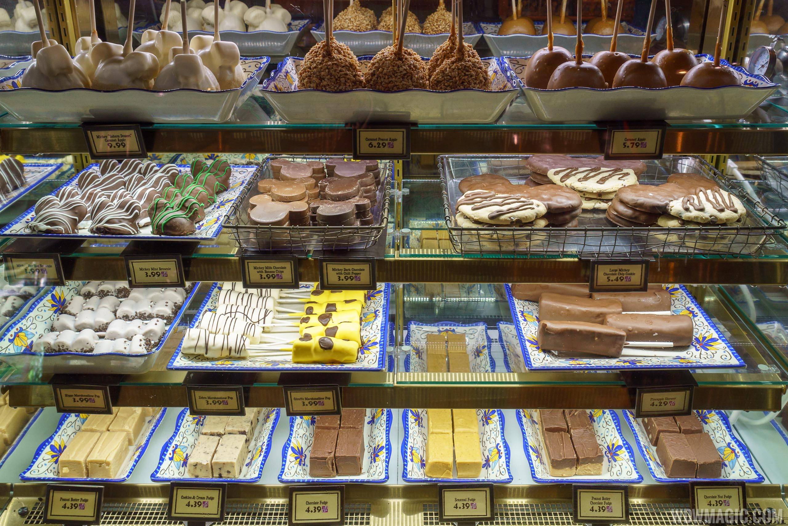 Zuri's Sweets Shop treats case