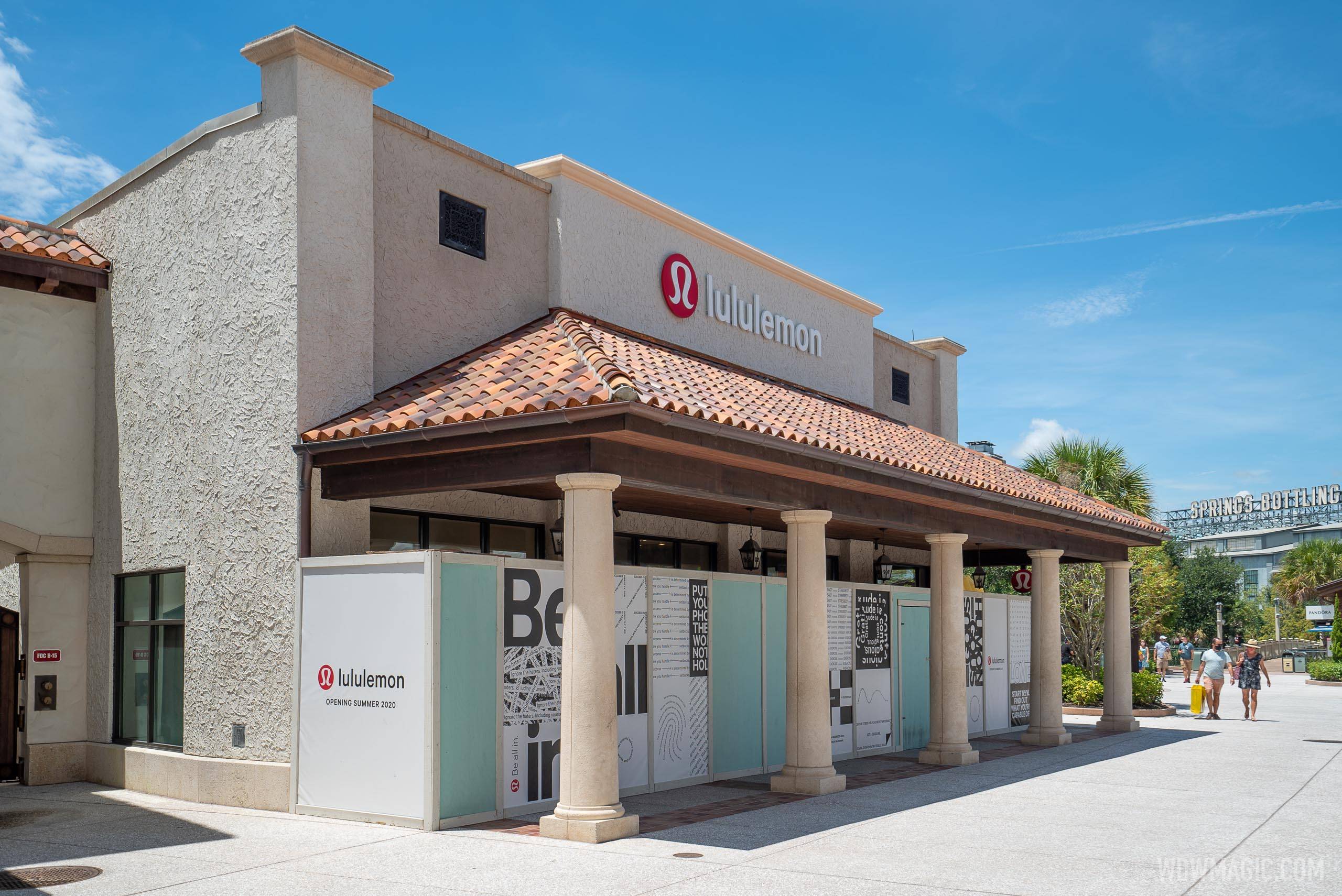 PHOTOS - New Lululemon store nears completion at Disney Springs