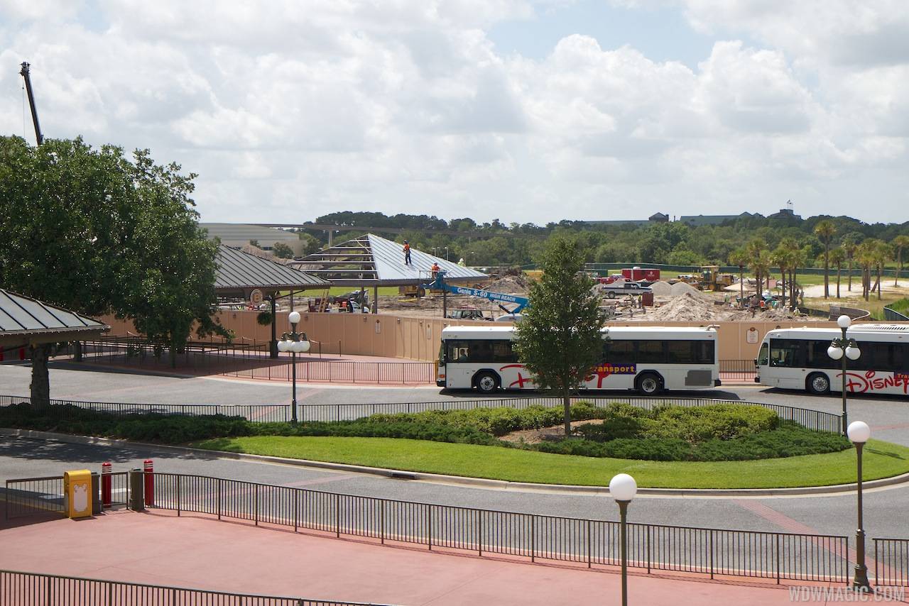 PHOTOS - Construction progress on the new Magic Kingdom bus loop