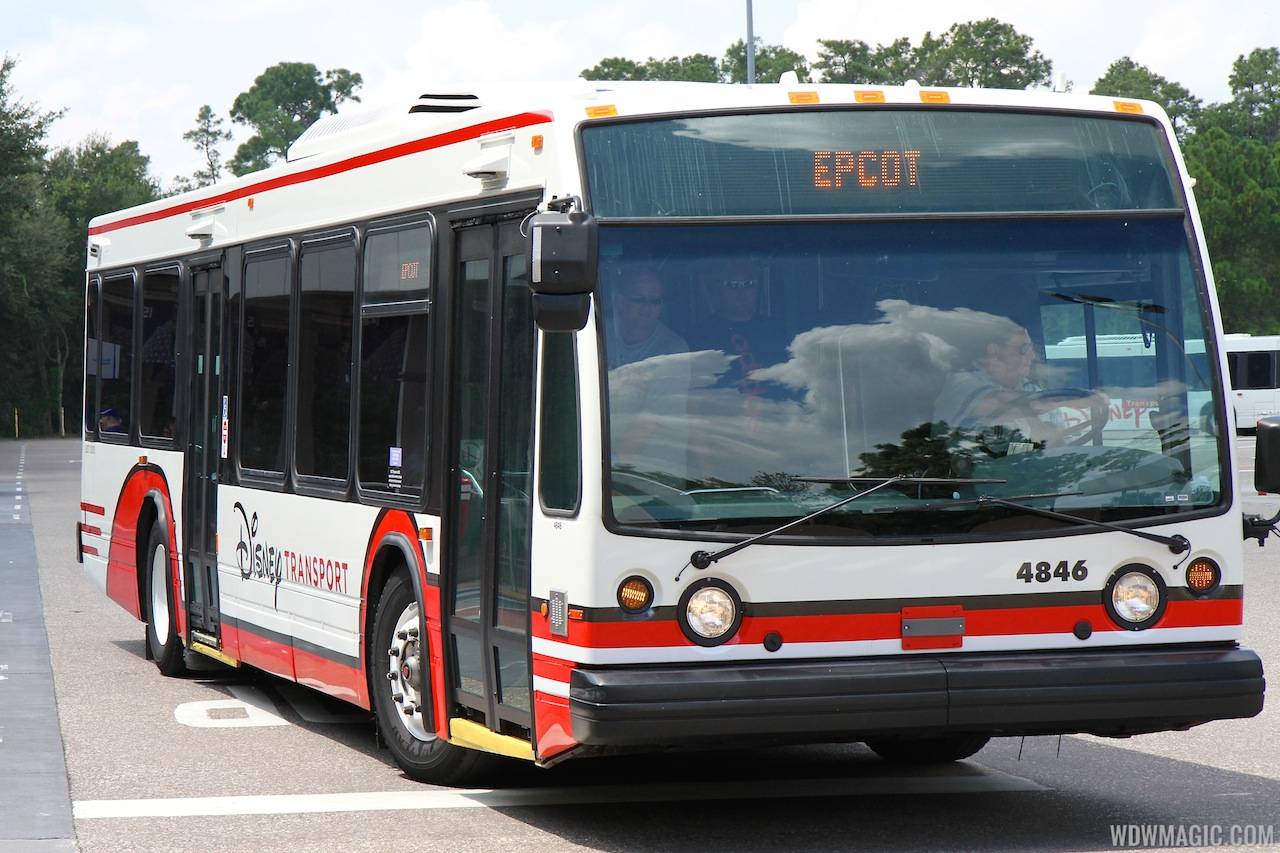2013 Walt Disney World bus fleet color scheme