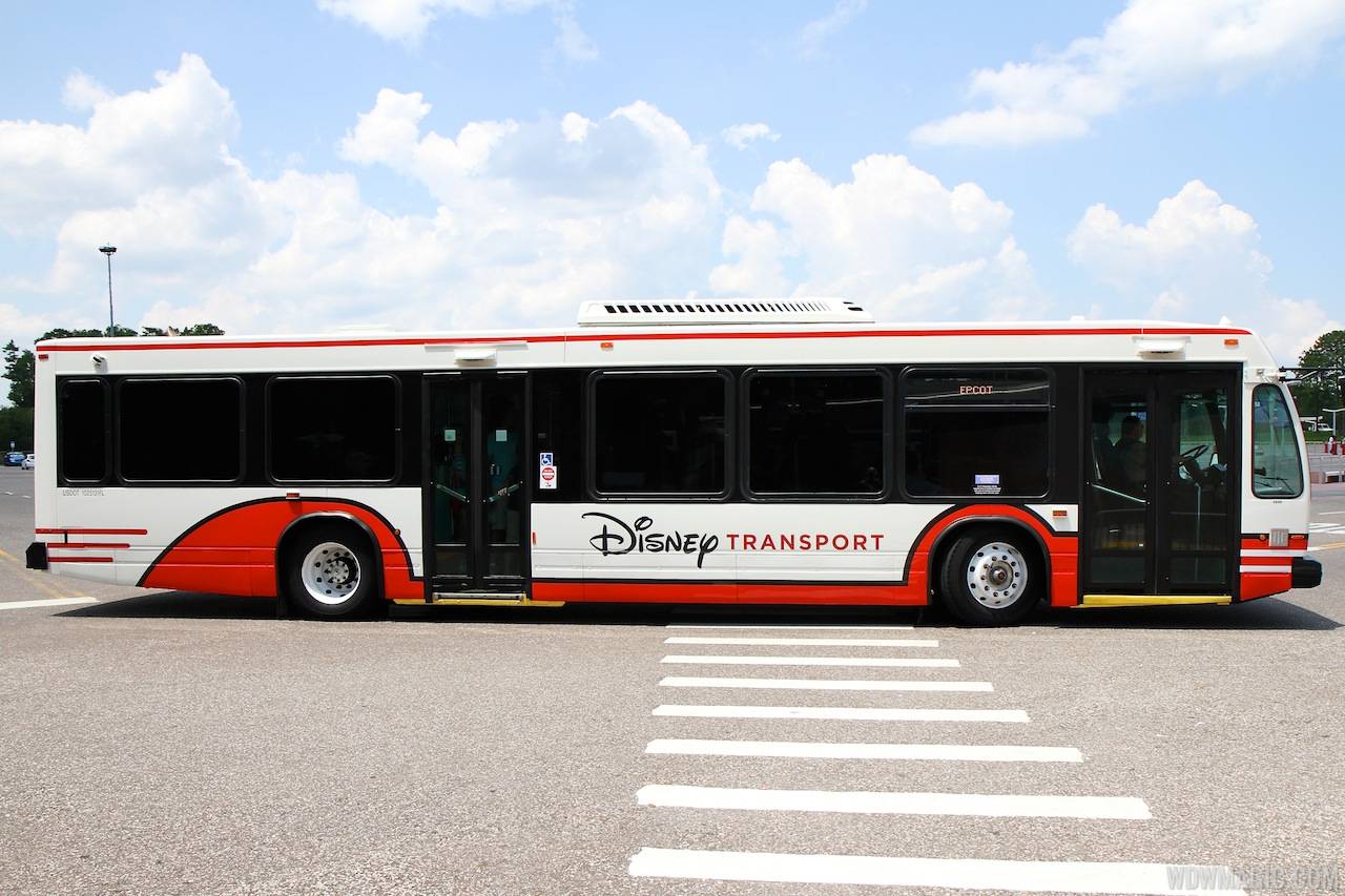 2013 Walt Disney World bus fleet color scheme