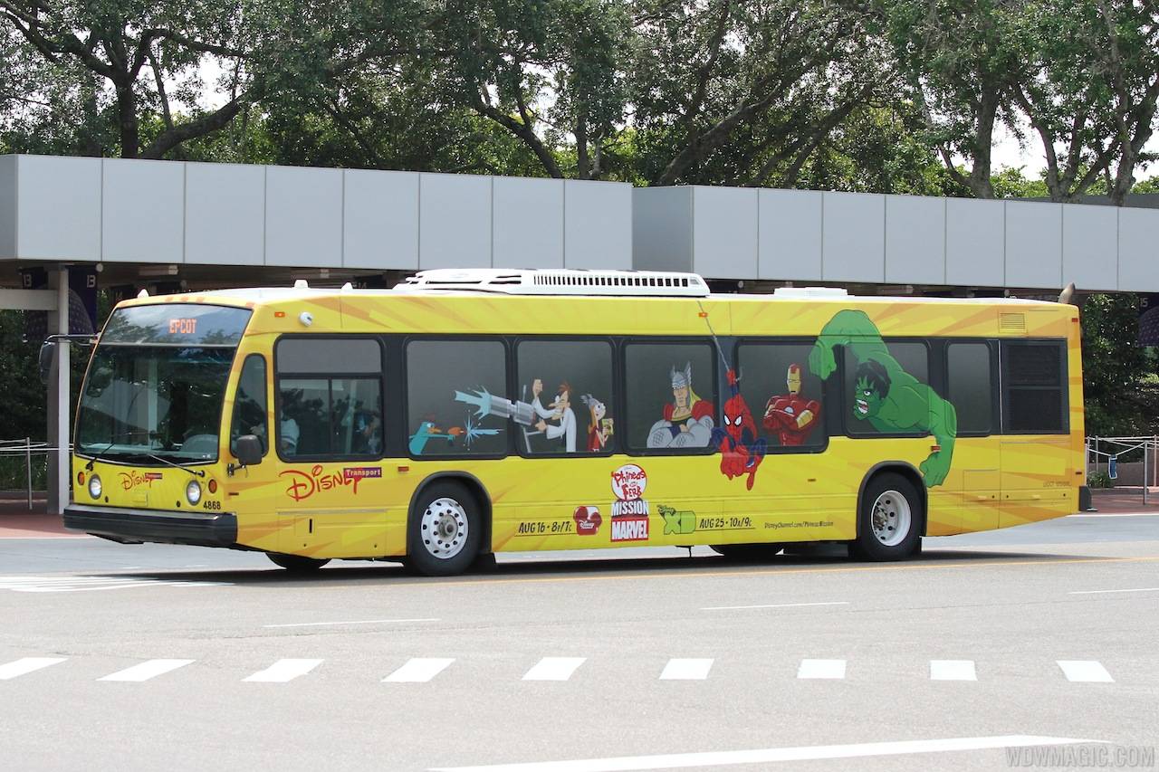 Disney Channel bus wrap