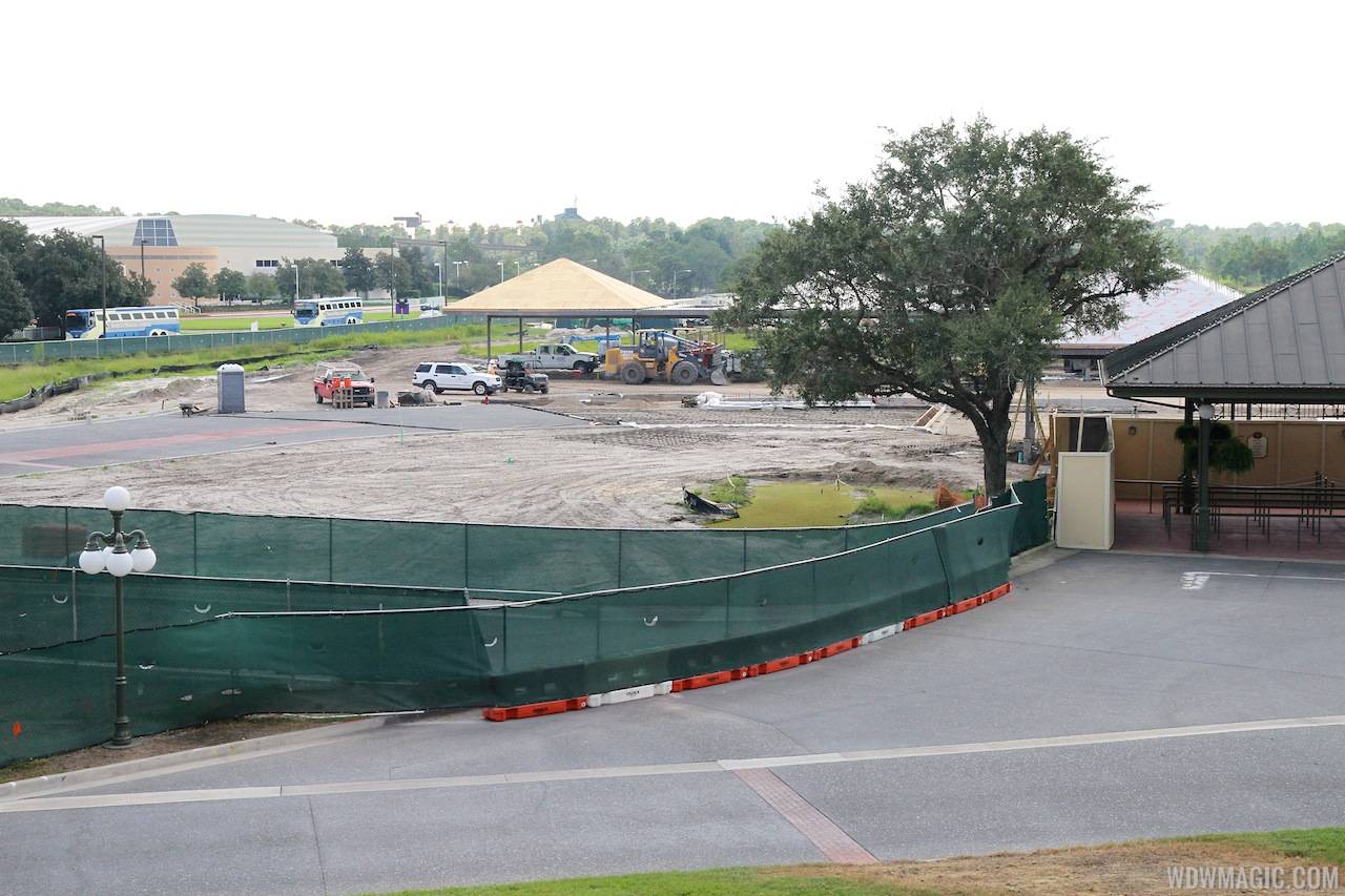 PHOTOS - Magic Kingdom's bus stop expansion construction progress