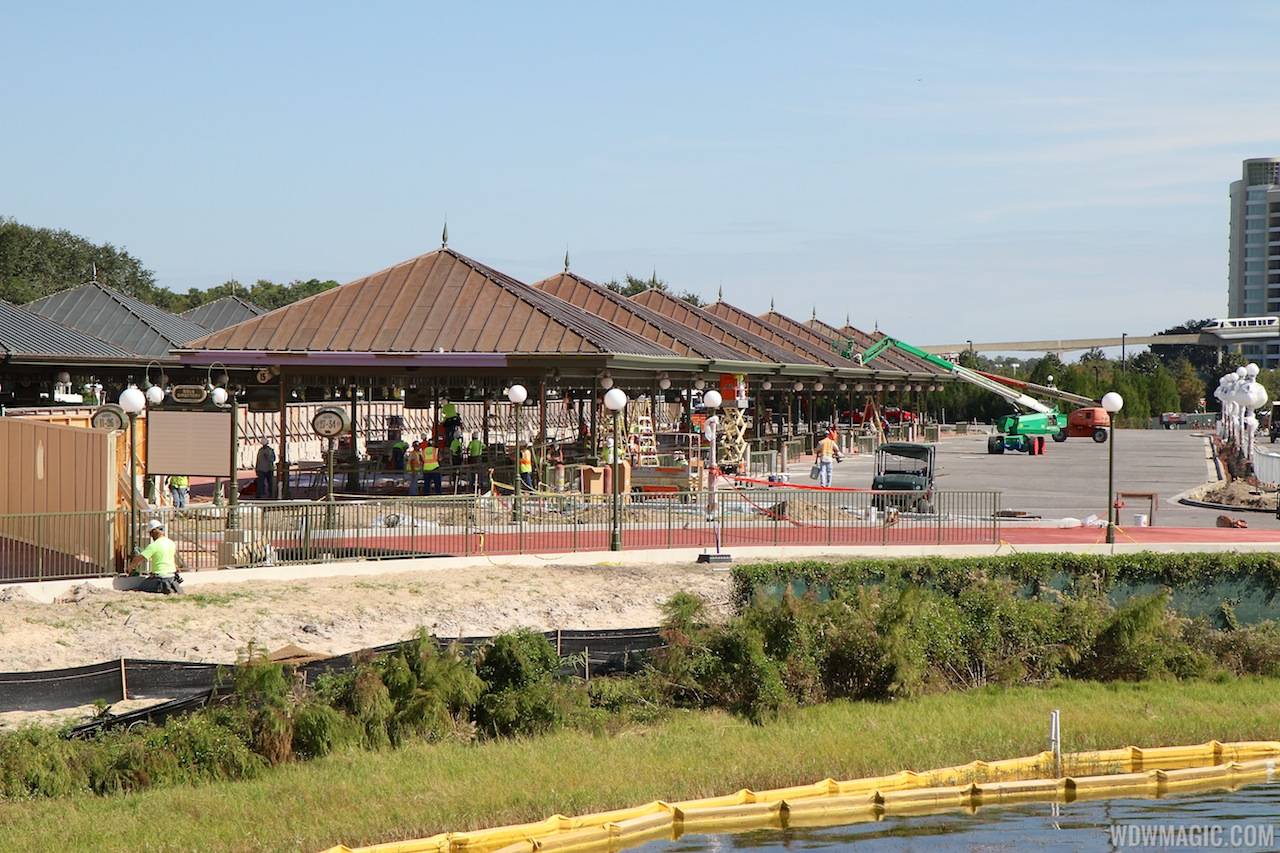 PHOTOS - Latest look at the nearly finished Magic Kingdom bus stop expansion