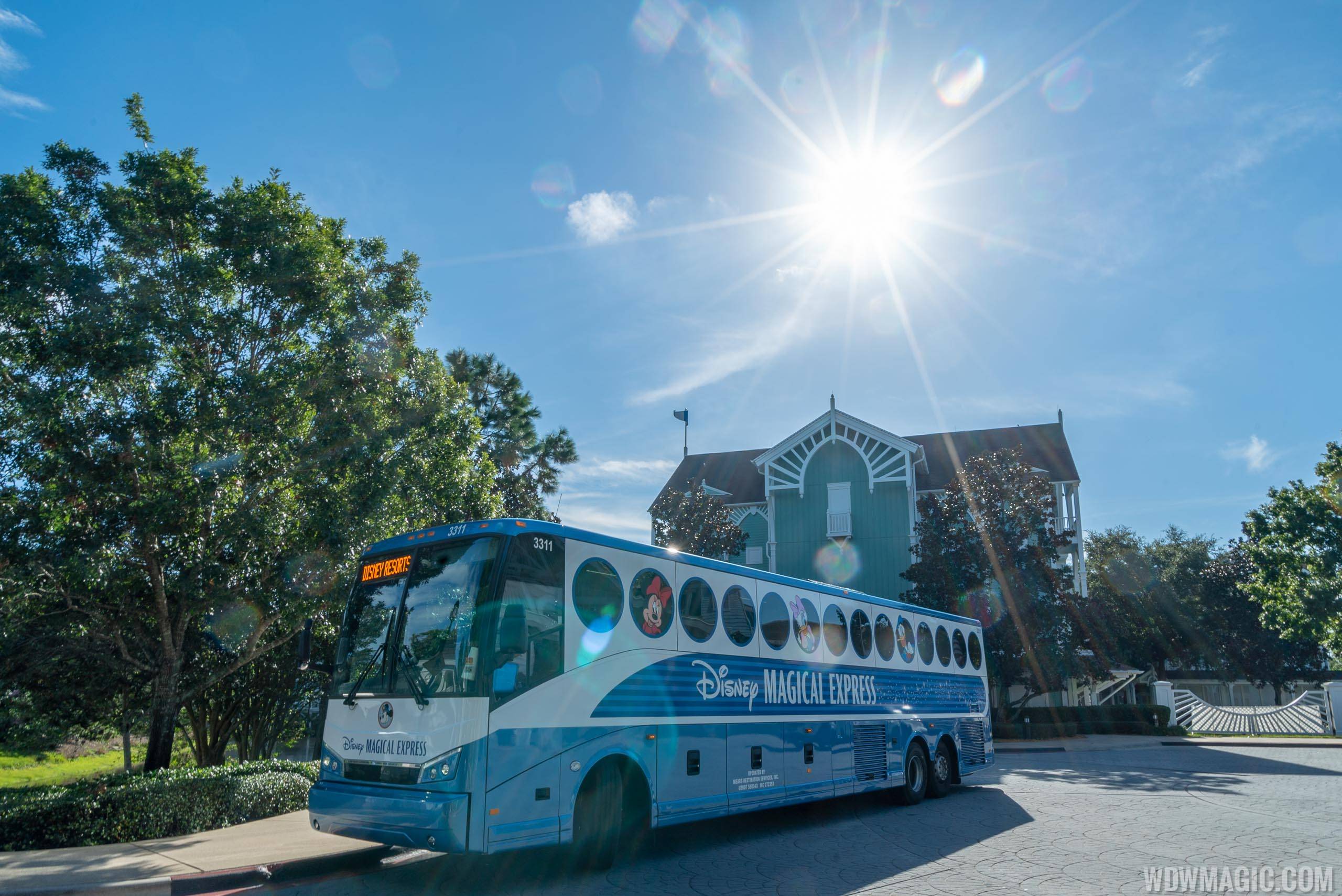 PHOTOS - New look Magical Express coaches now in service at Walt Disney World
