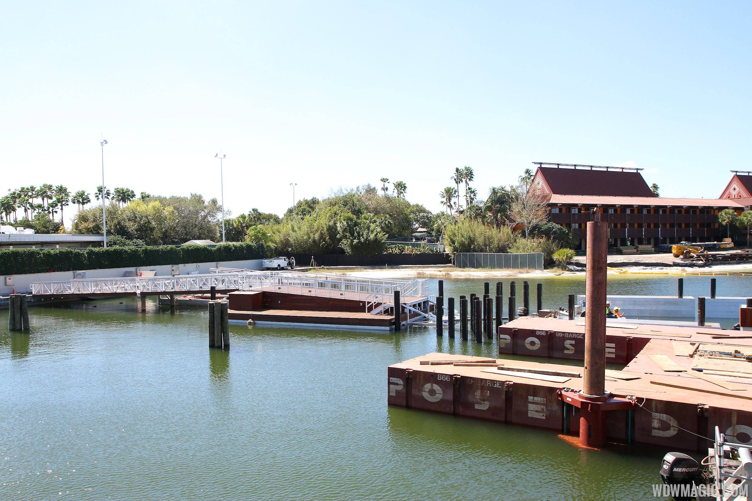 PHOTOS - Latest progress on the second ferry boat dock at the Transportation and Ticket Center