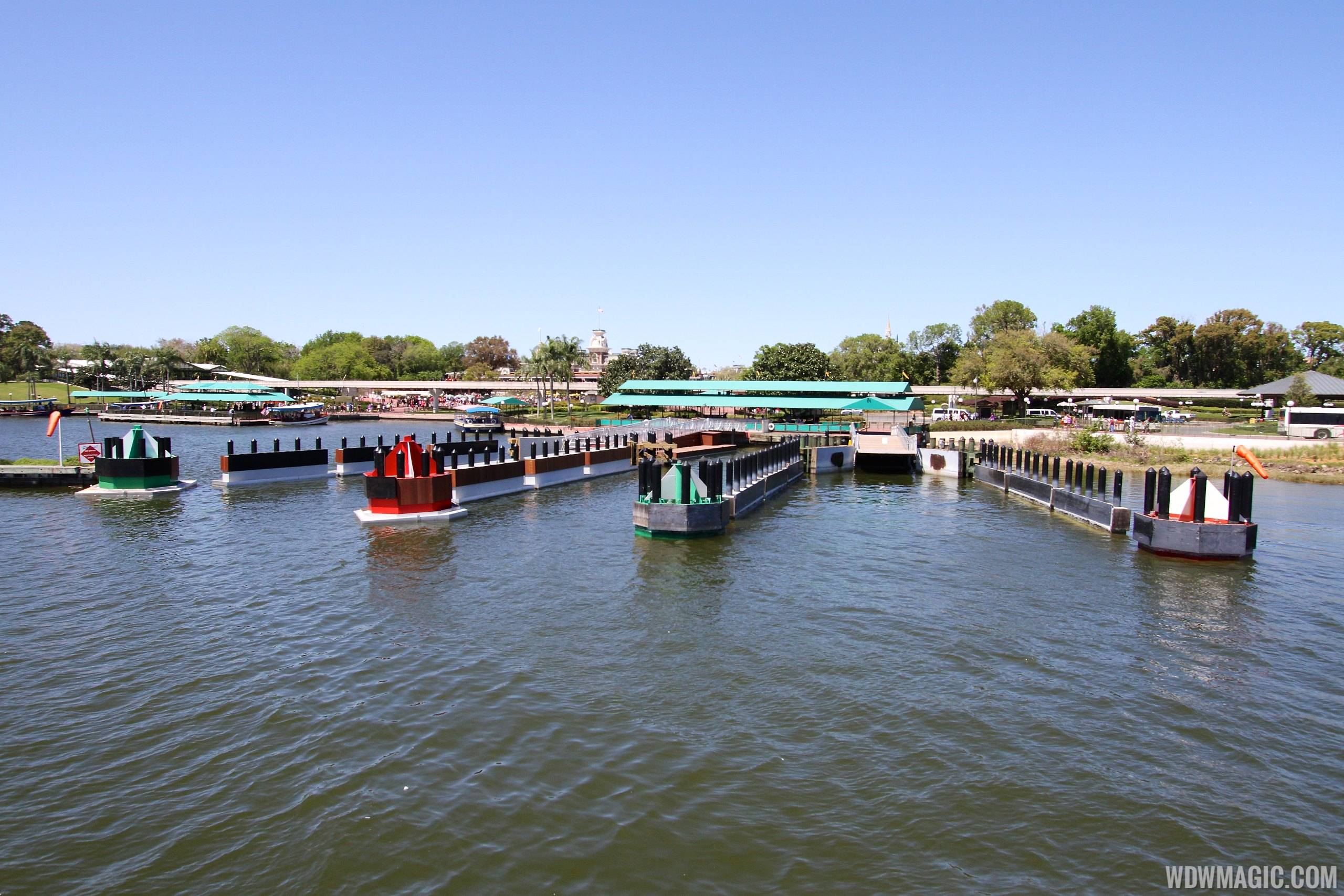 Completed second Magic Kingdom ferry boat dock