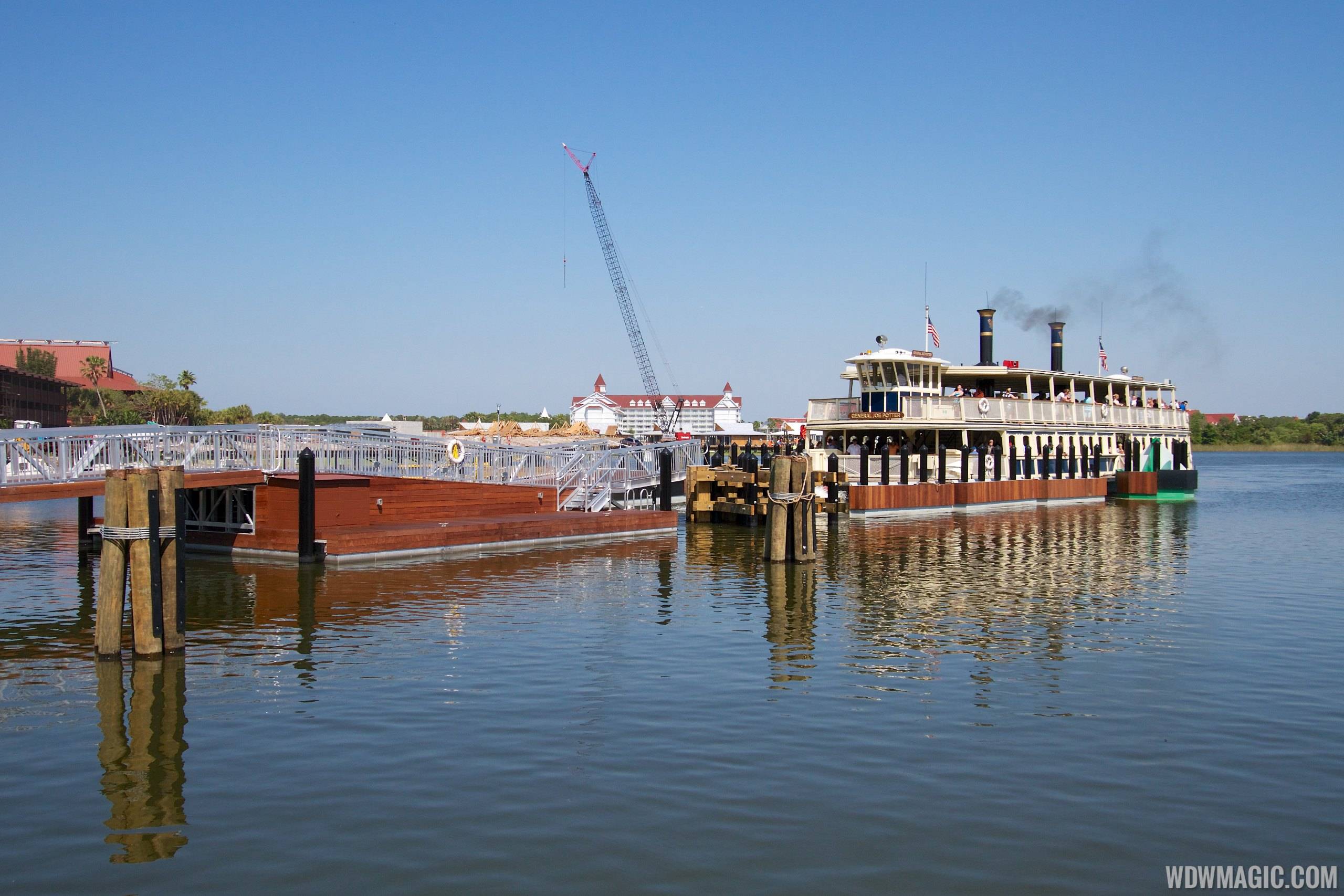 TTC Ferry boat dock in operation