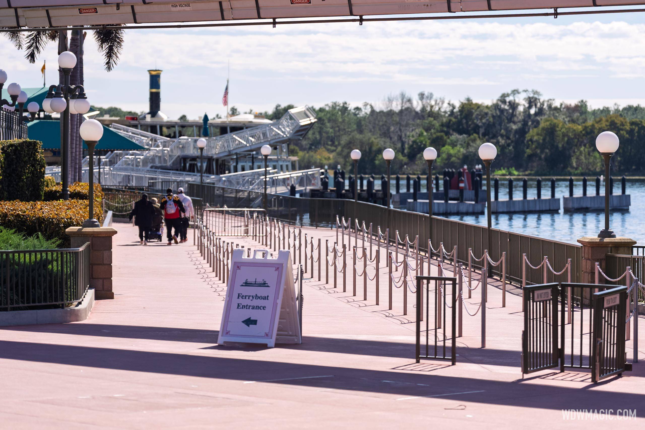 Magic Kingdom Ferry Boat Queue Expansion Permit Plans