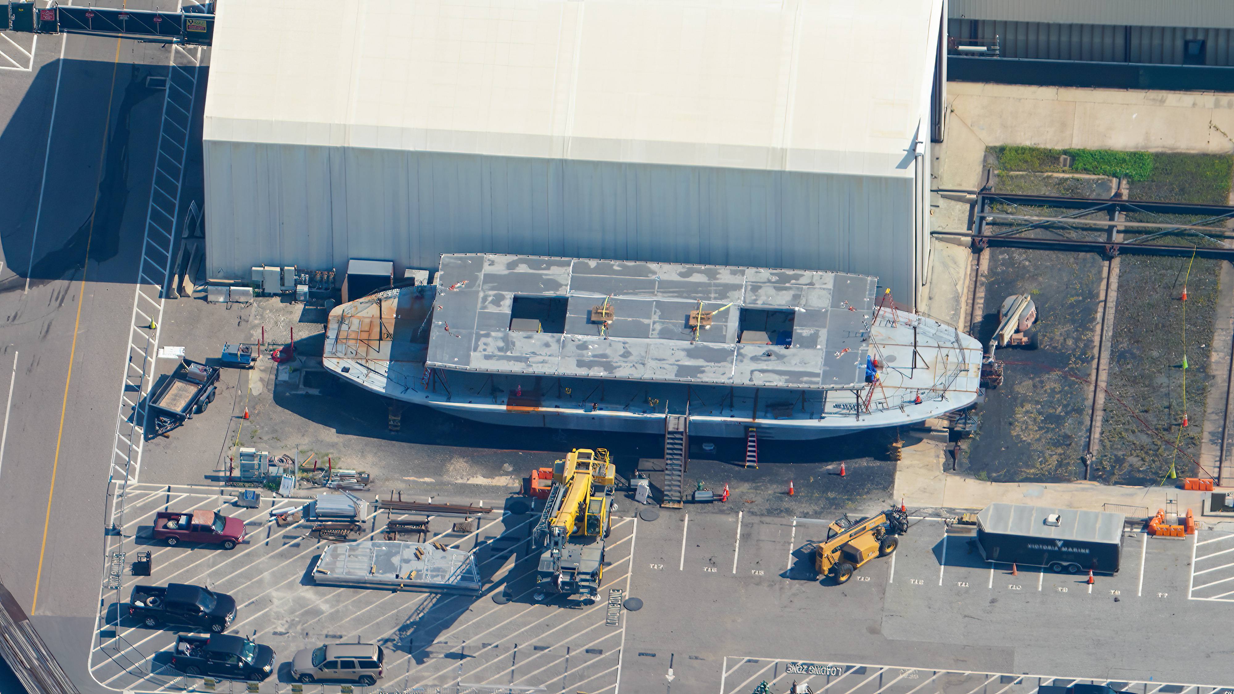 Magic Kingdom New Ferry Boat Hull Construction Update July 2026