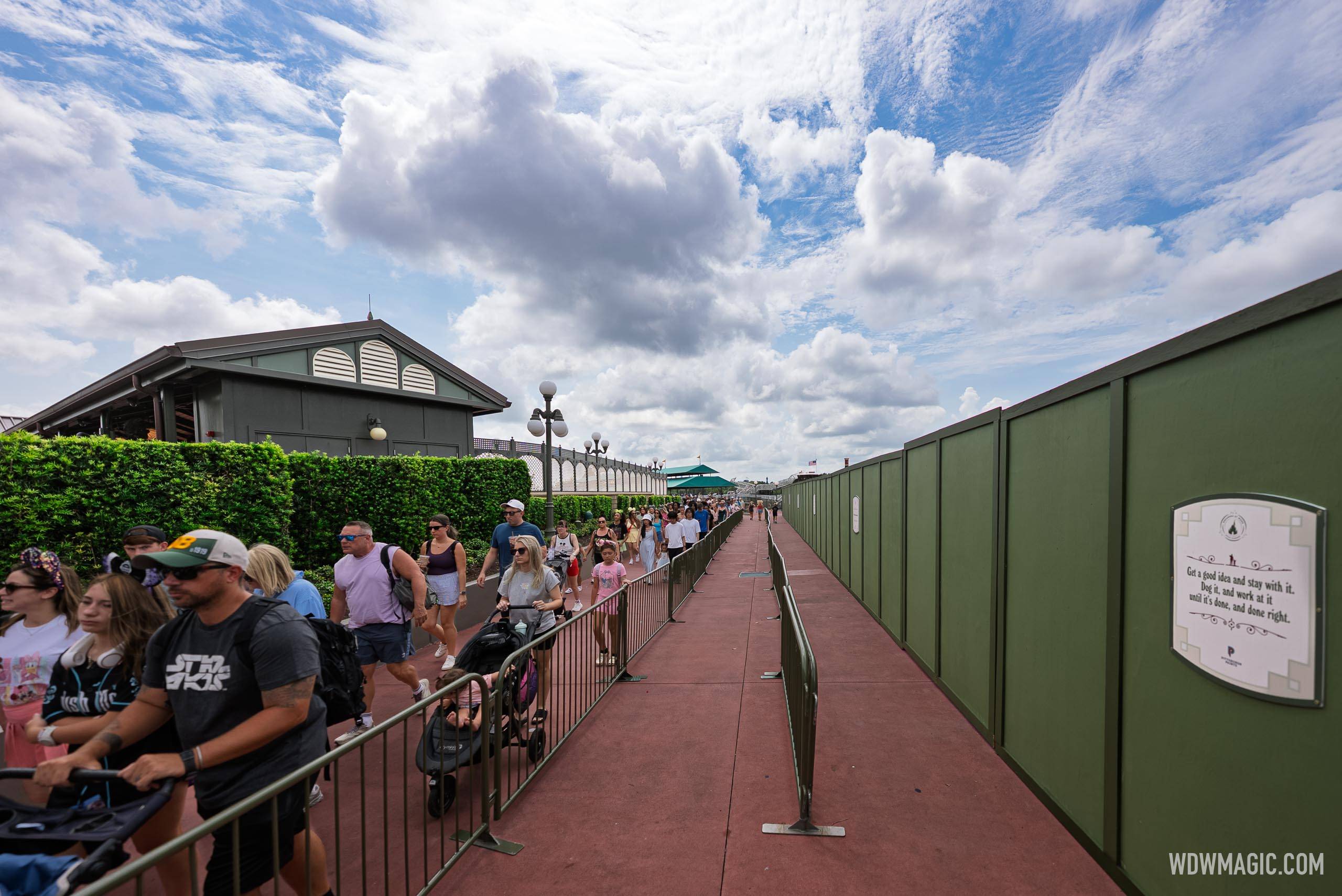 Magic Kingdom Ferry Boat Queue Expansion Construction - August 2026