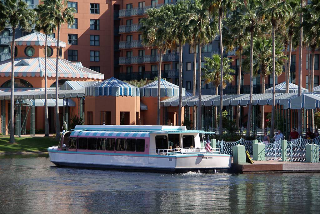 The Swan and Dolphin boat dock