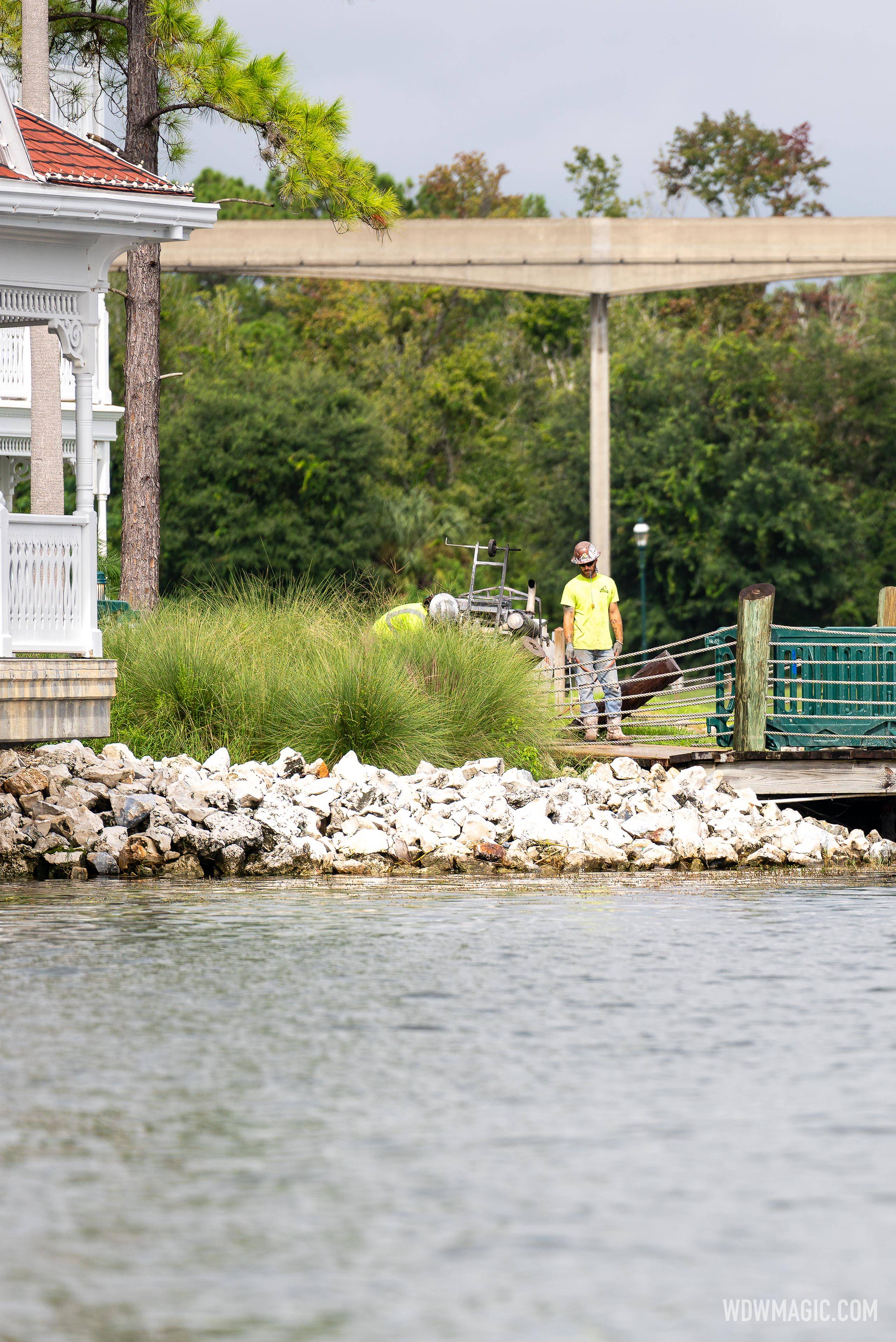 Grand Floridian Boat Dock Refurbishment - September 9 2024