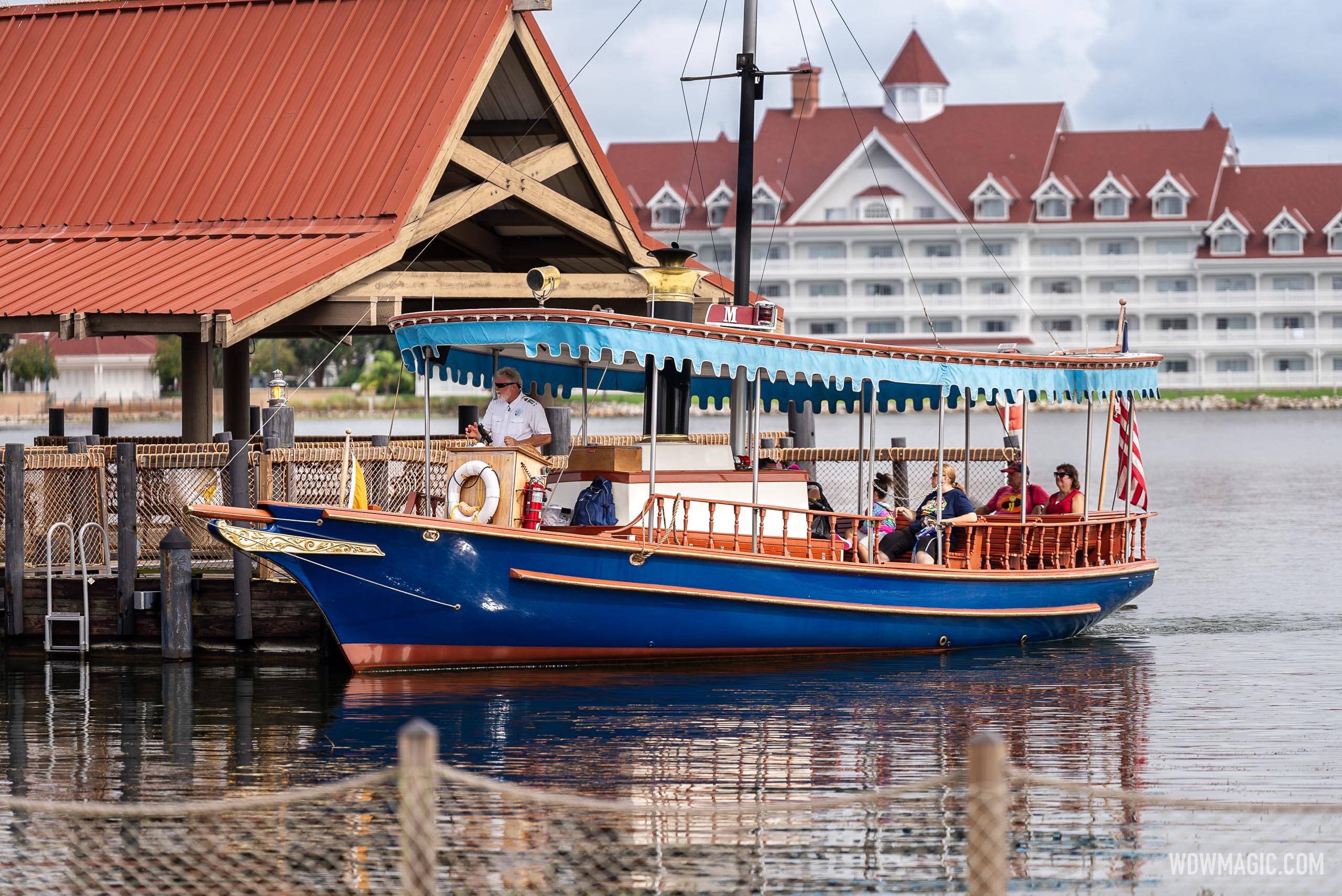 Grand Floridian Boat Dock Refurbishment - September 9 2024