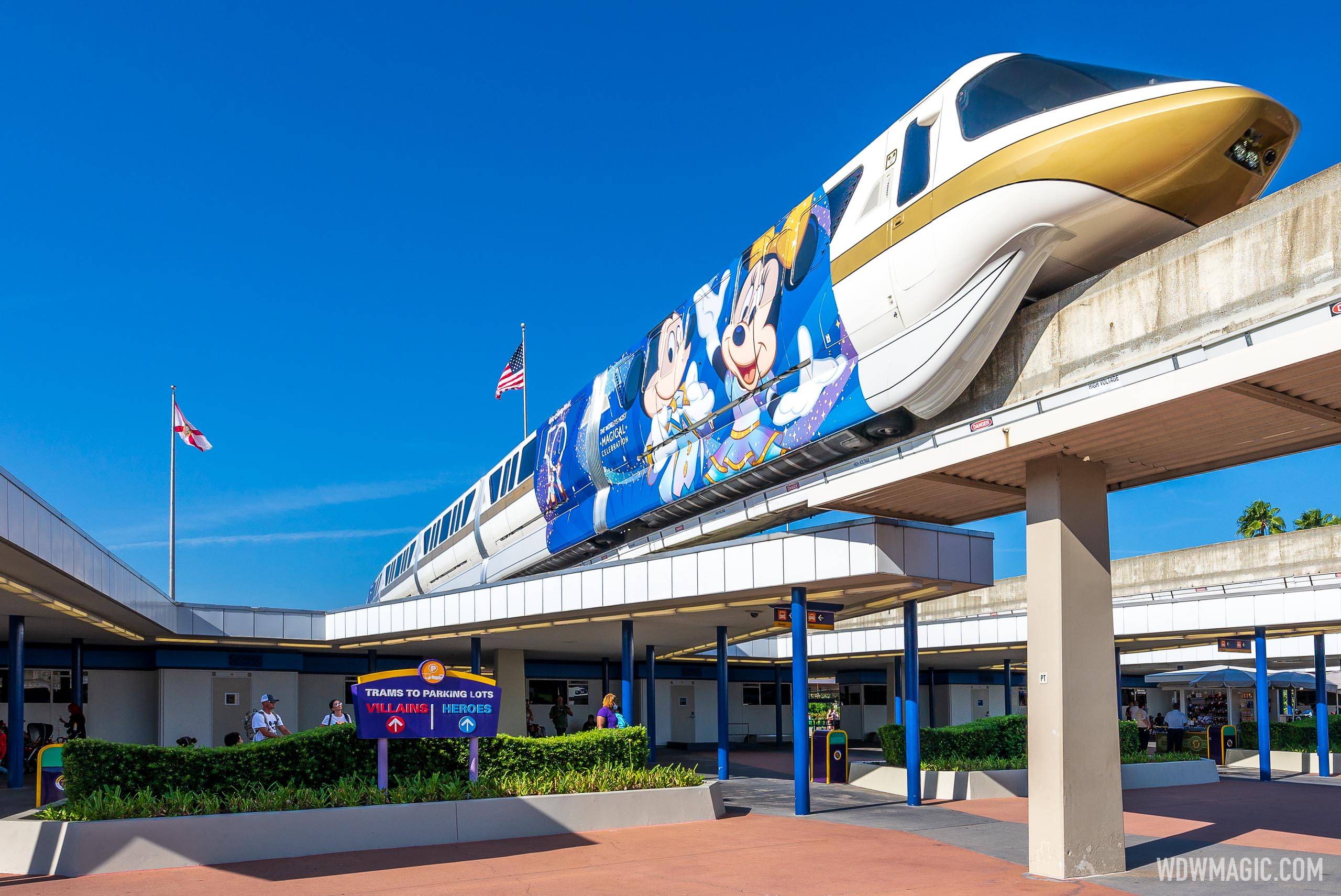 Monorail Disney 50th cheapest anniversary