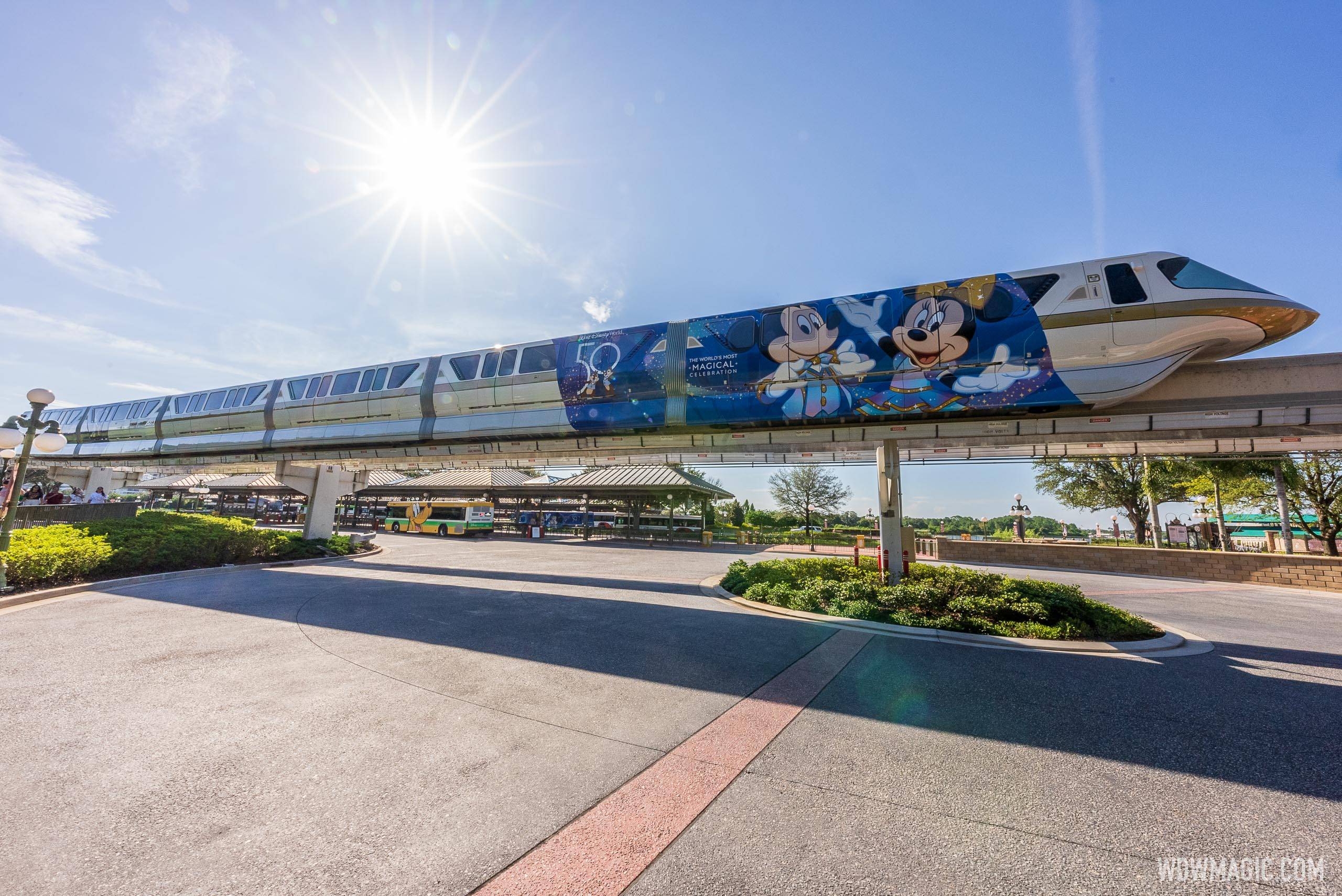 Monorail popular Disney 50th anniversary