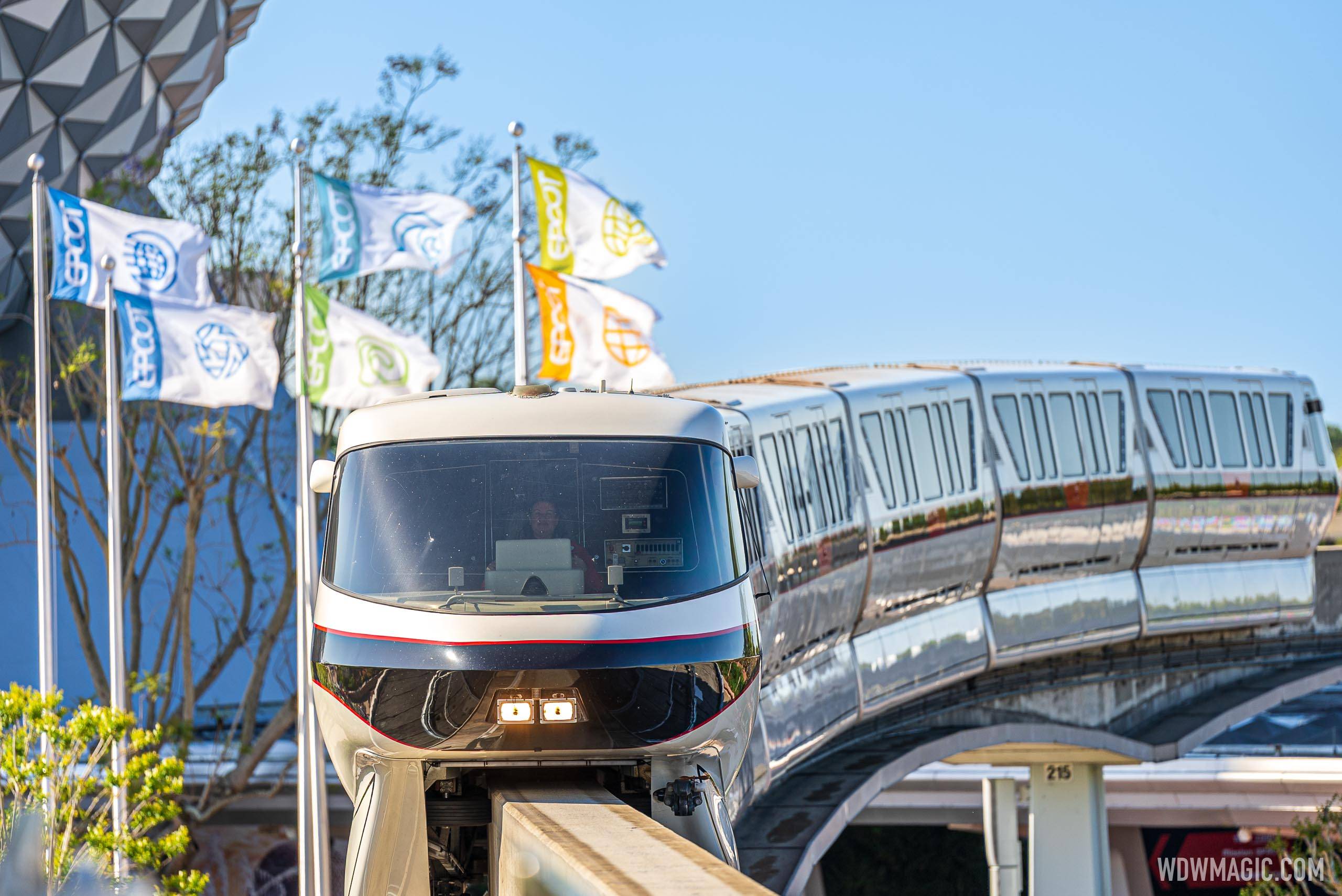 Modified Monorail routes in effect during late May