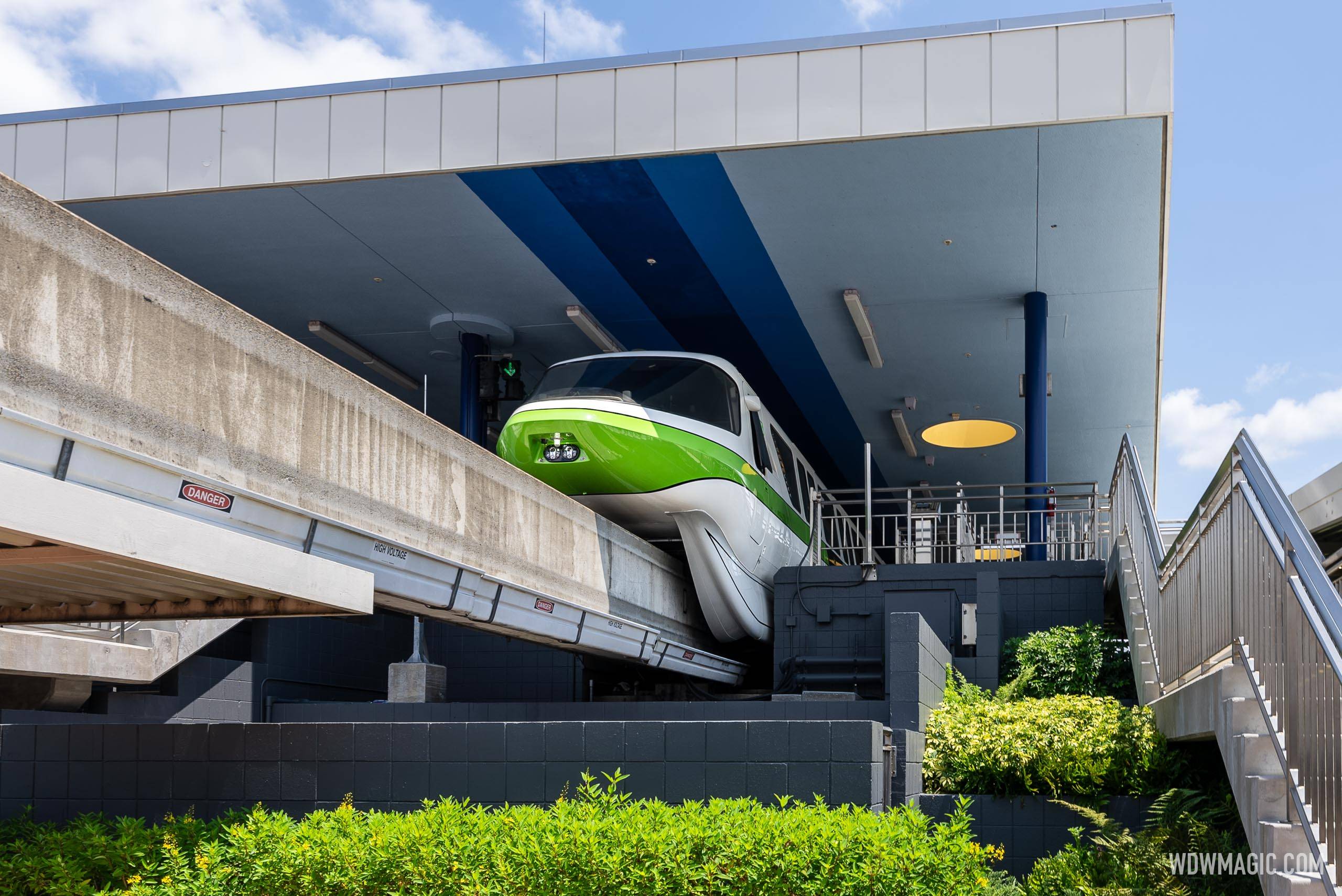 Repainted Monorail Green - August 2 2023