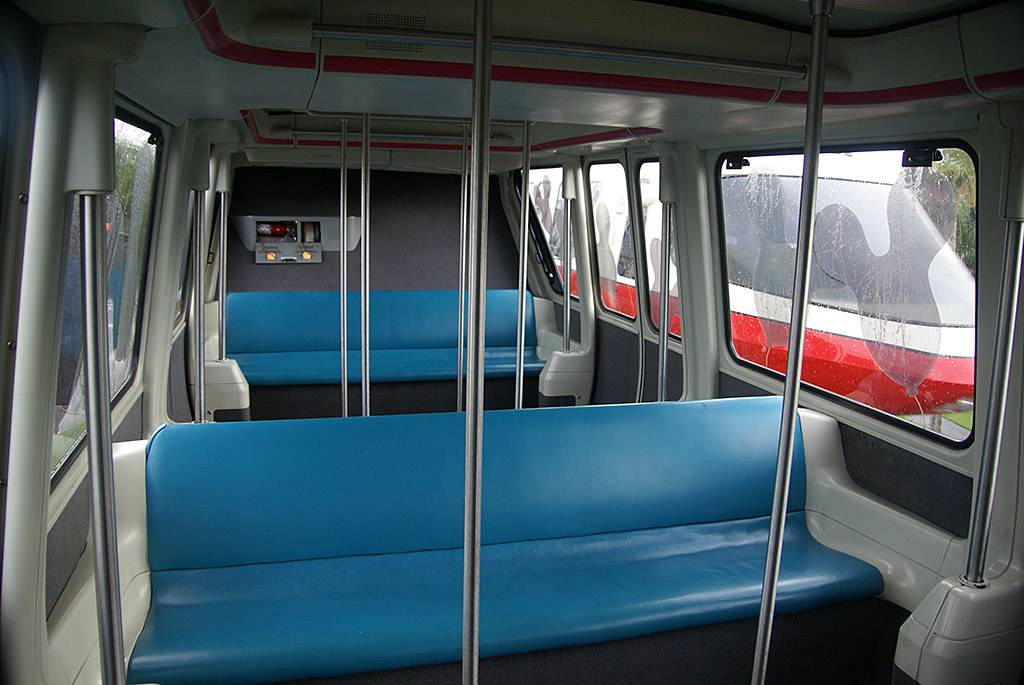 Monorail Coral passenger cabin