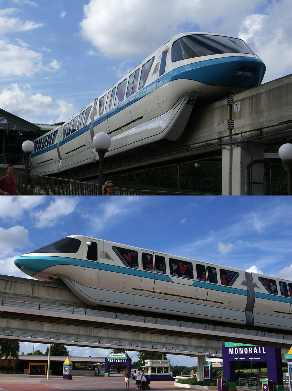 A comparison of Monorail Blue and Monorail Teal shot on the same day with the same camera. (Blue is above, Teal below)