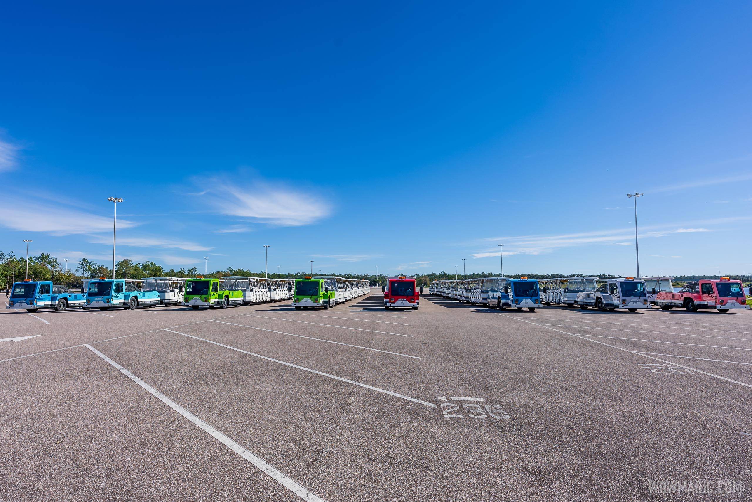 TTC Magic Kingdom Parking Lot Trams December 2020
