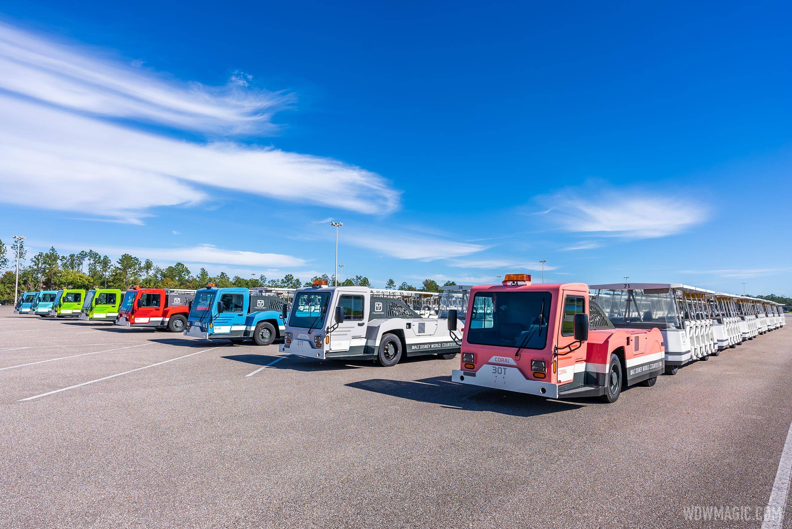 TTC Magic Kingdom Parking Lot Trams December 2020