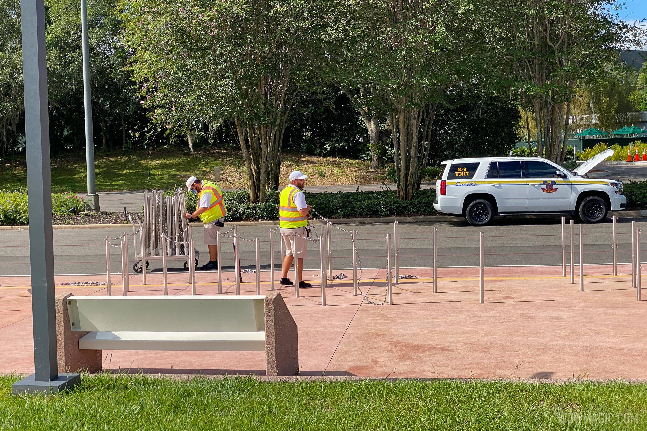 Activity at EPCOT'S Parking Trams hints at a possible return to operation