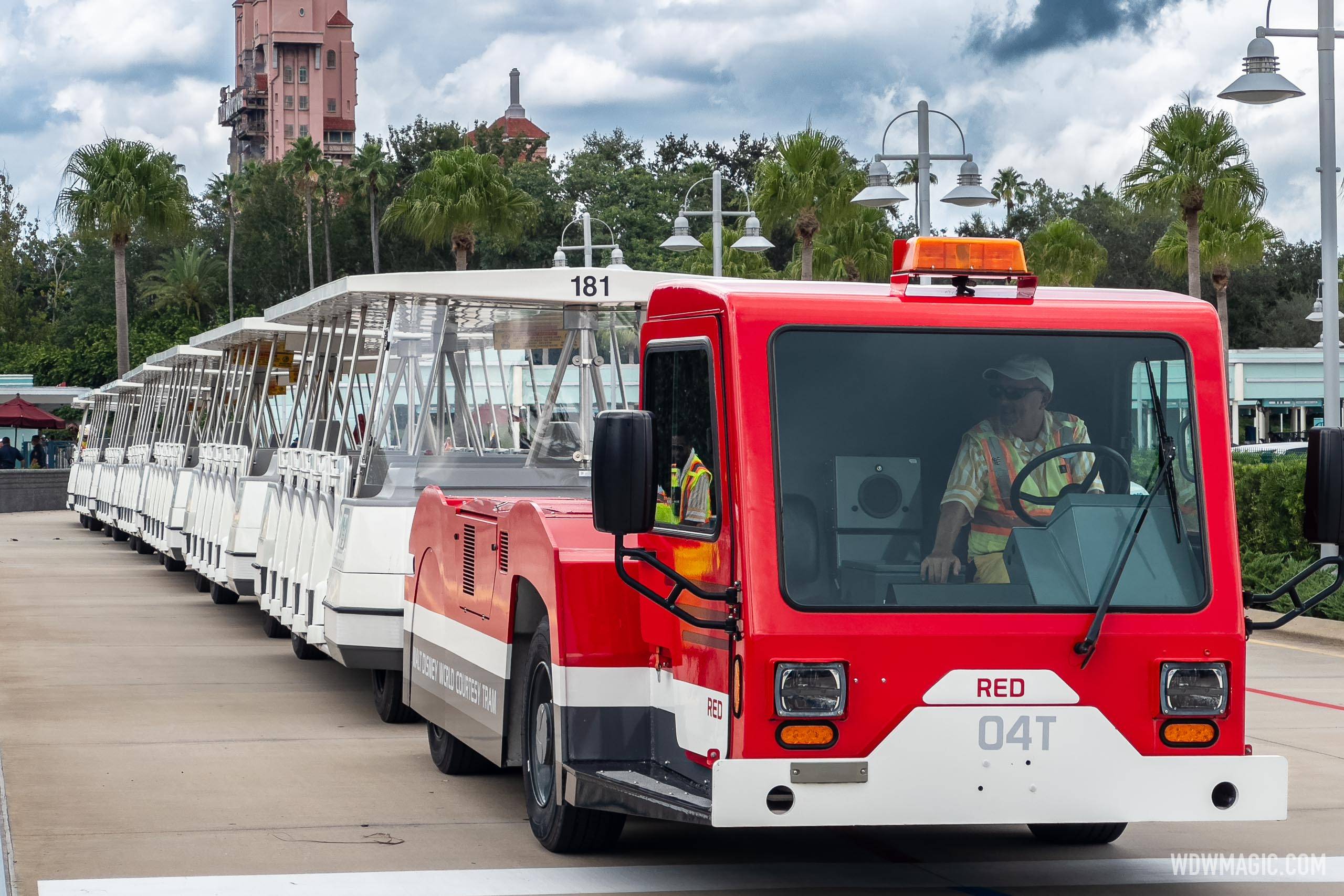 Walt Disney World parking lot trams now testing at Disney's Hollywood Studios
